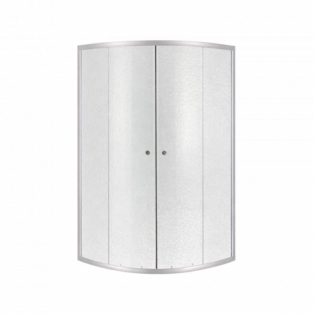 Душова кабіна Lidz Latwa SC90x90.SAT.LOW.FR, скло Frost 4 мм без піддона