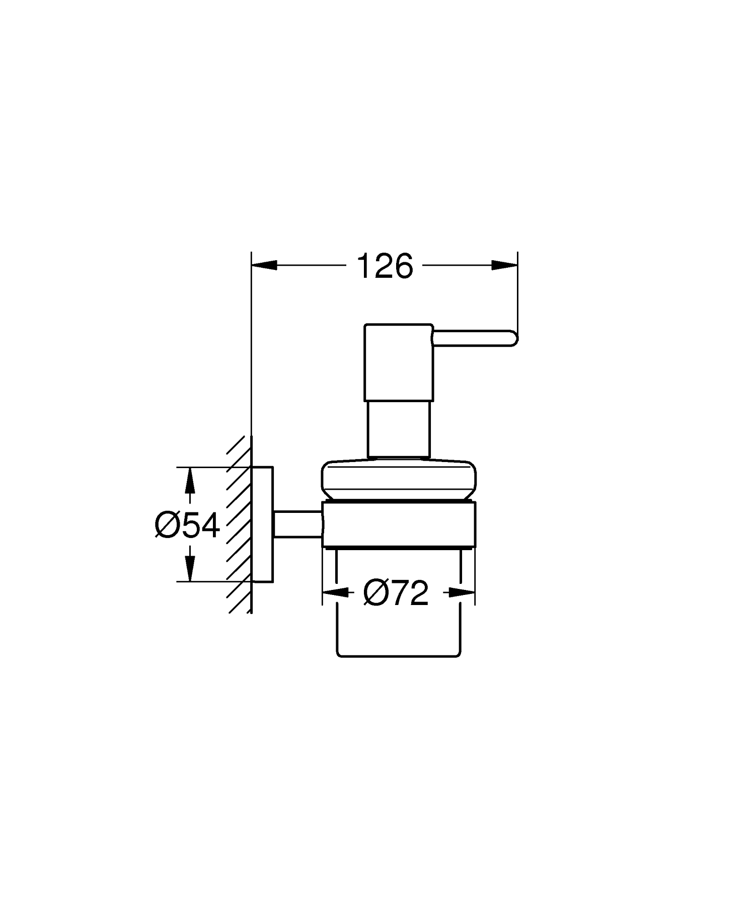 Дозатор рідкого мила Grohe Essentials New (40448001)