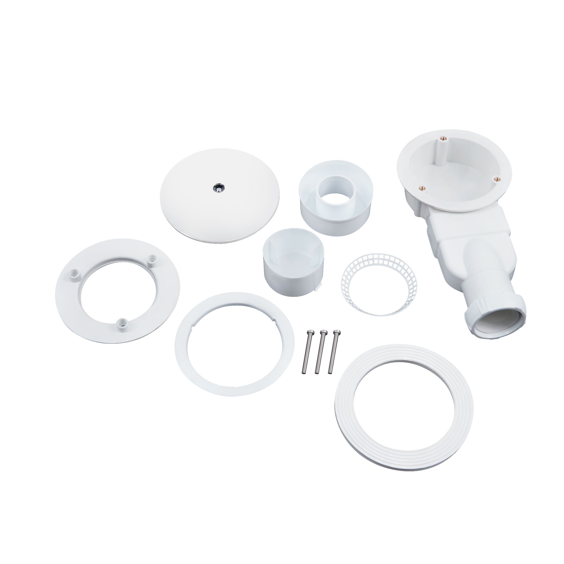 Душевой поддон Qtap Robin 308812W 80x80x12 см + сифон