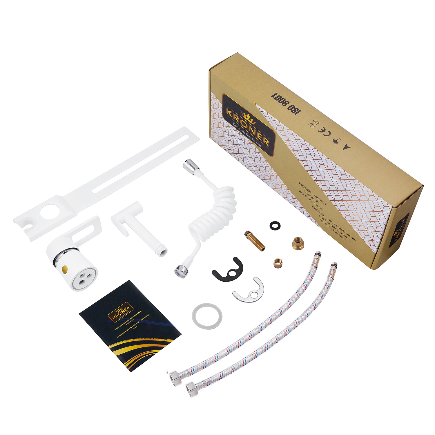 Змішувач-приставка для біде Kroner KRM Zenda - W025