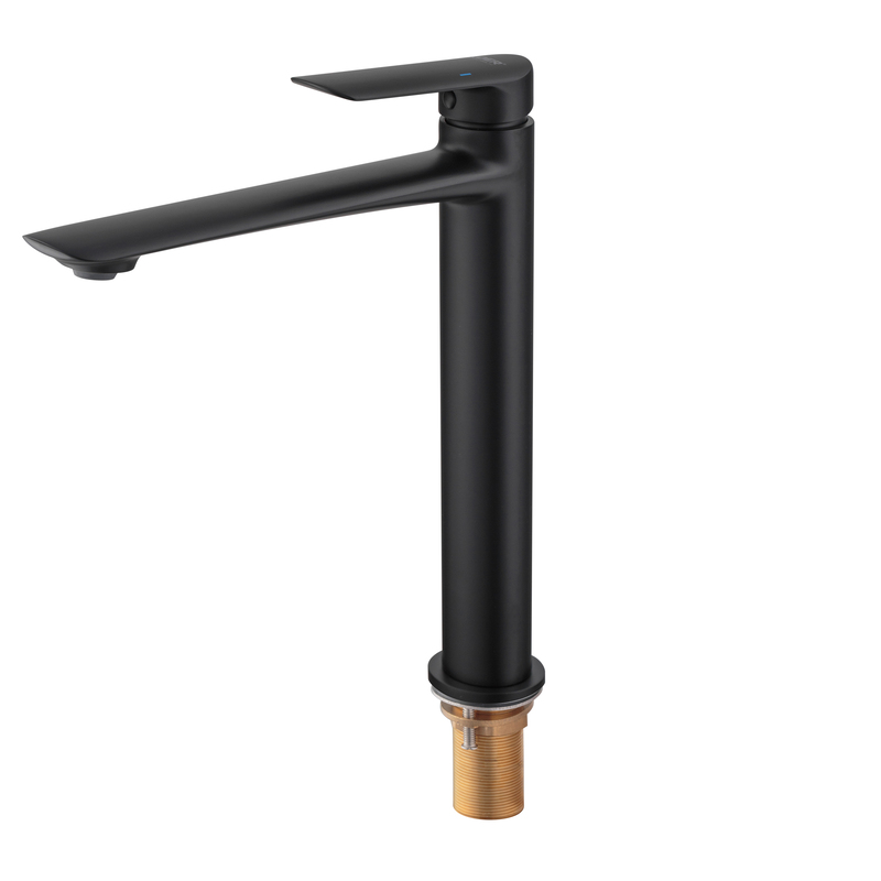 Змішувач для умивальника високий KOER KB-11028-05 (Колір чорний) (KR5294)