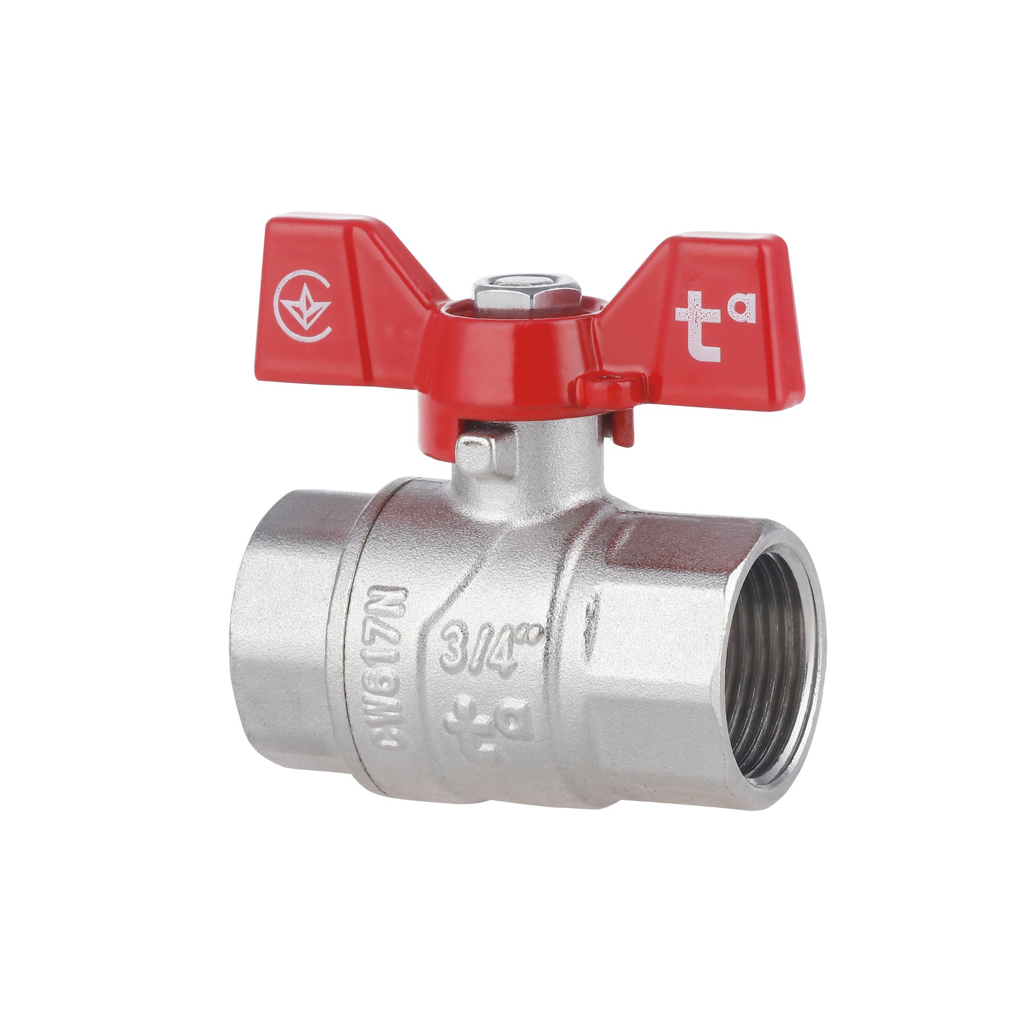 Кран кульовий Thermo Alliance Forte 3/4" ВР для води (метелик) SF602W20