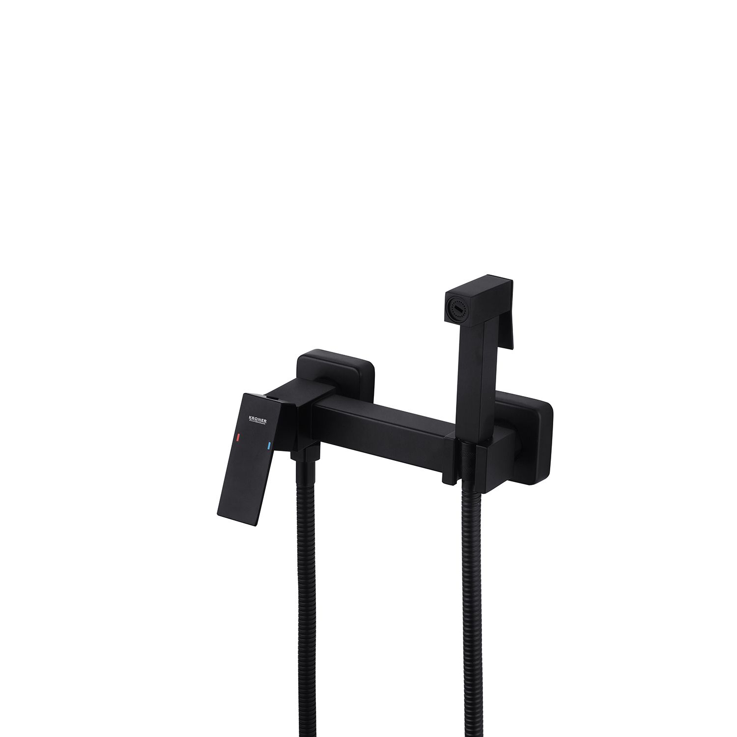 Набір для гігієнічного душу зі змішувачем Kroner KRP Edelstahl Kubus - SCH052