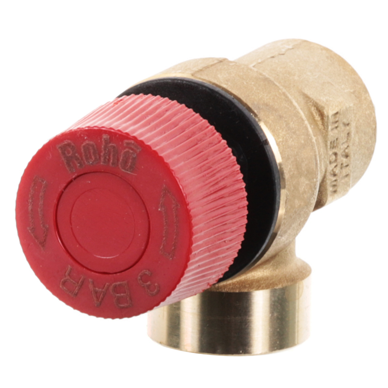 Клапан запобіжний Roho R2000-025 - 1/2" ВВ (2,5 бар) (RO0168)
