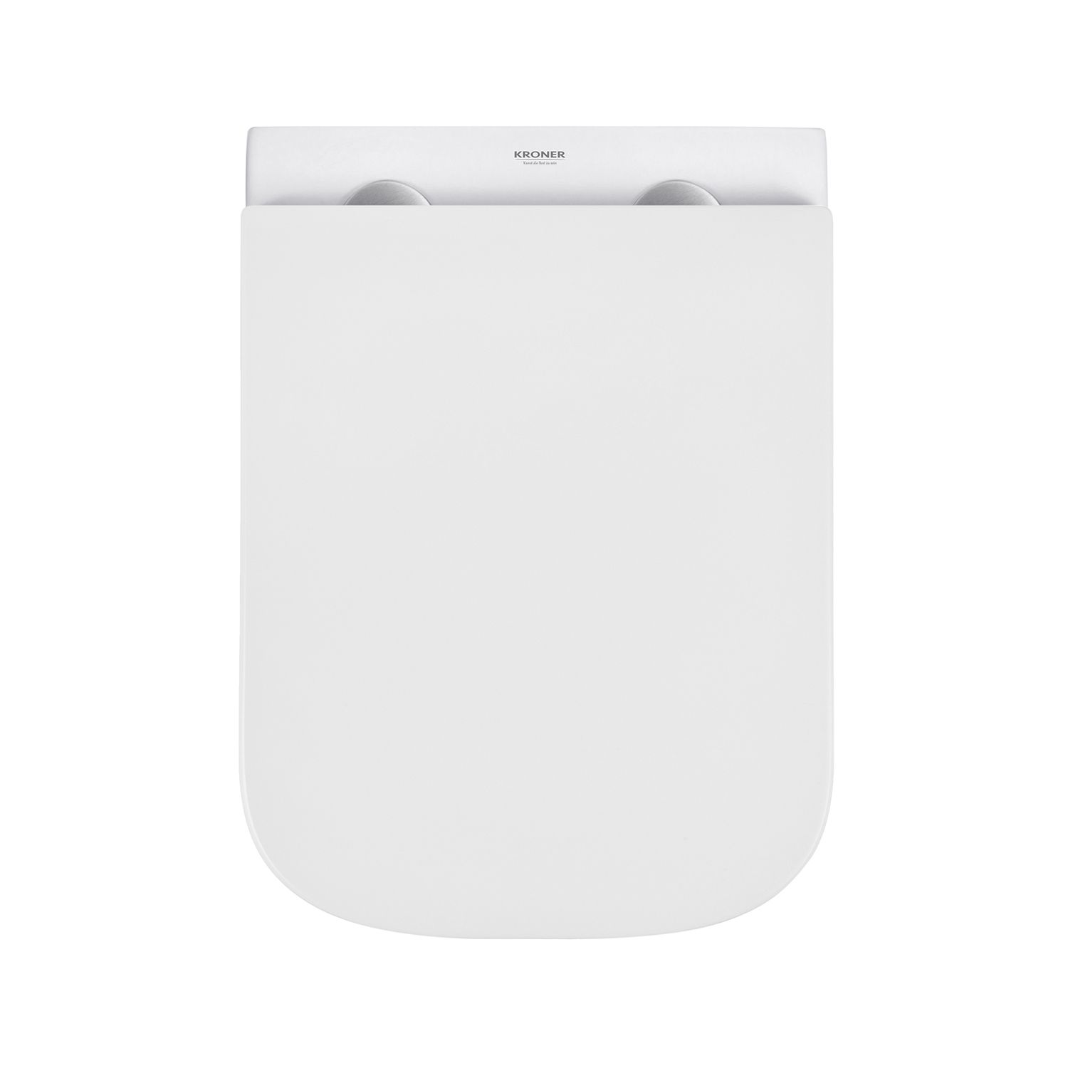 Унітаз підвісний Kroner Eifel WHI493436 RIMLESS безобідковий з сидінням Slim Duroplast / Soft-close / Quick relase