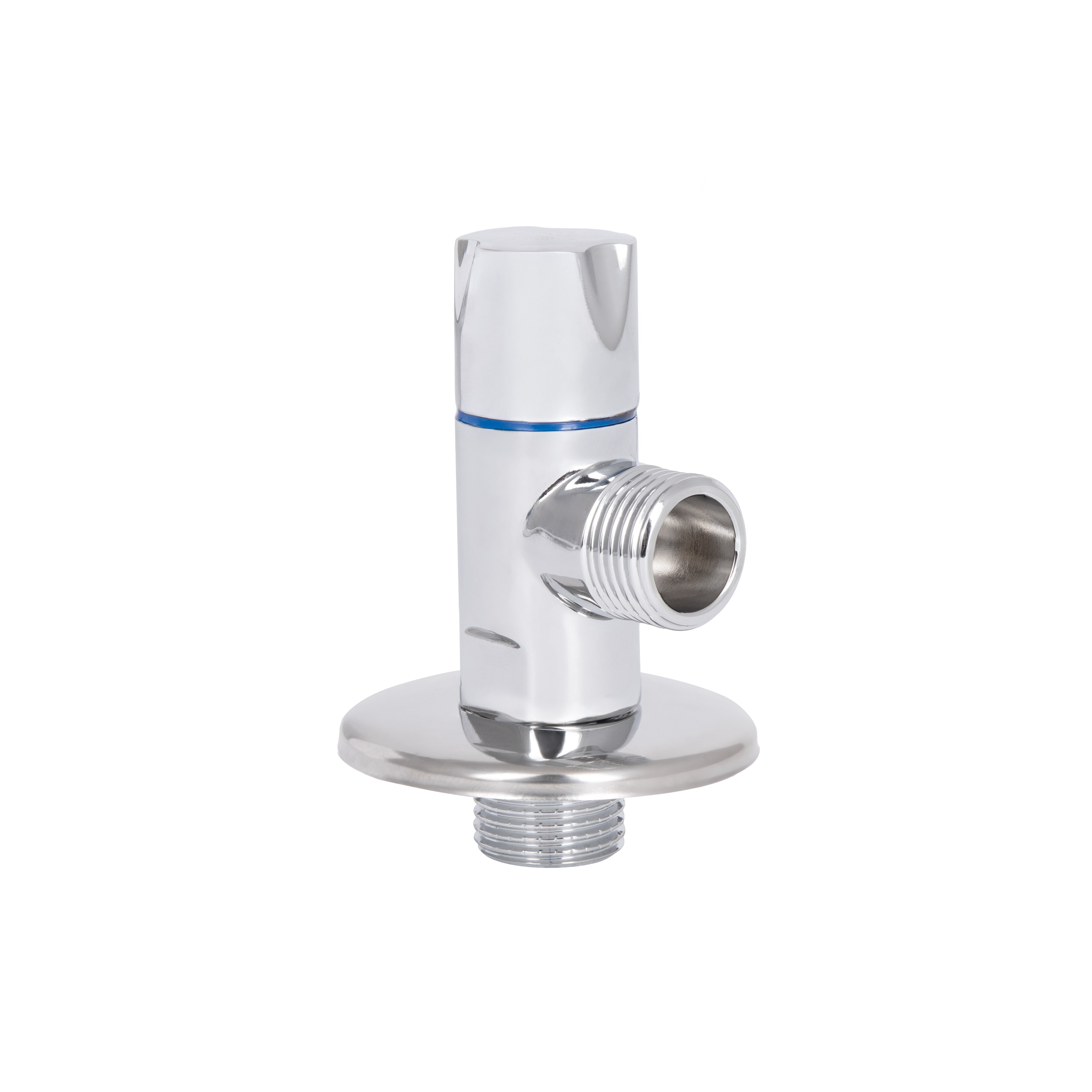 Кран кутовий Thermo Alliance Standart (ручка кругла) з керам.буксою 1/2"З х 1/2"З SF342W1515