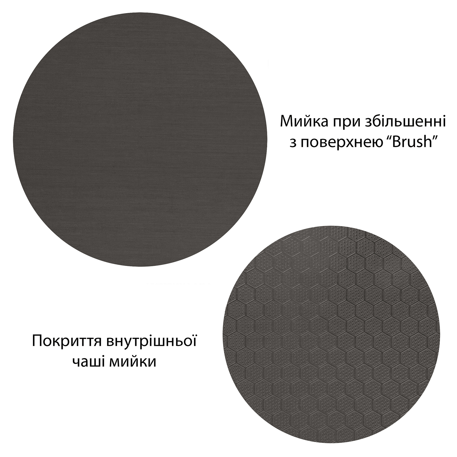 Кухонна мийка Kroner KRP Schwarze - SET7546ARTHM PVD (3.0/0.8 мм)