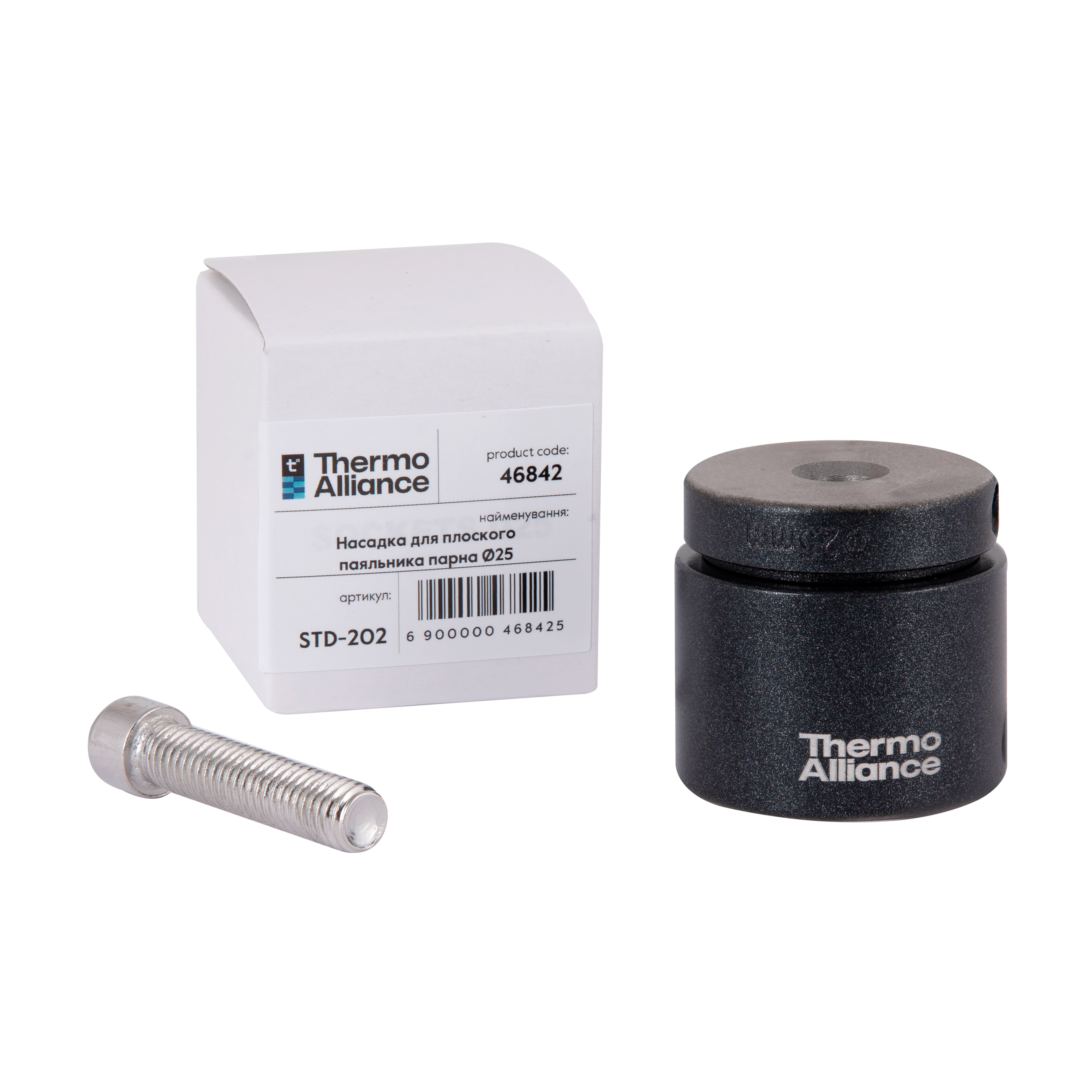 Насадка для плоского паяльника парная Ø25 Thermo Alliance