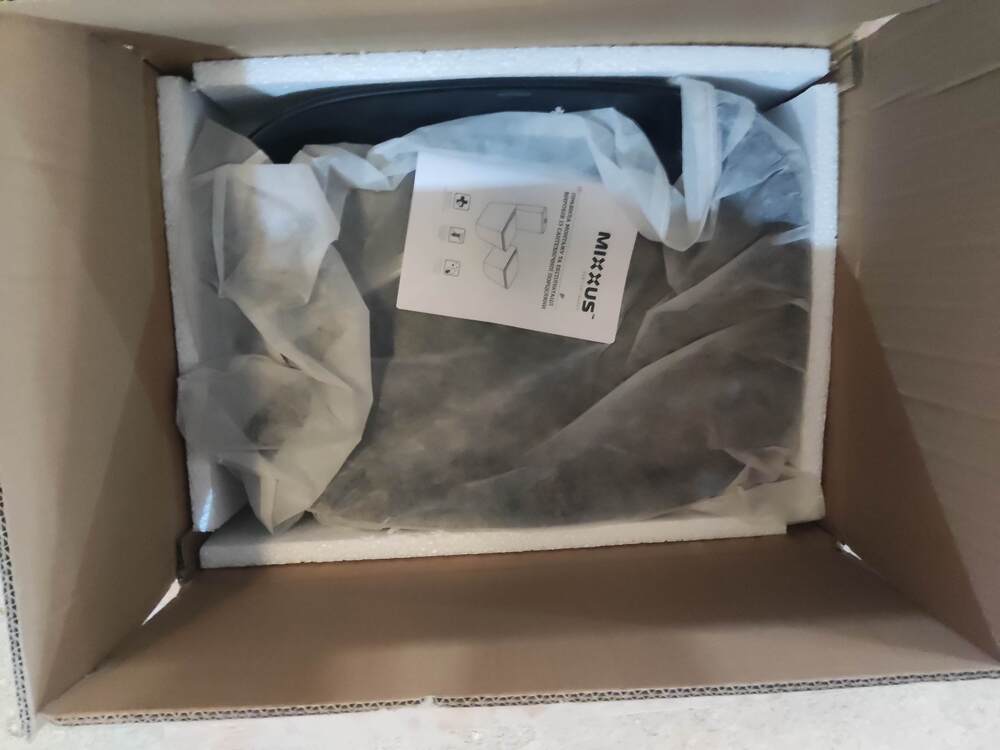 Раковина накладна MIXXUS PREMIUM BEVEL-0103 BLACK 510х370х120mm (MP6520)