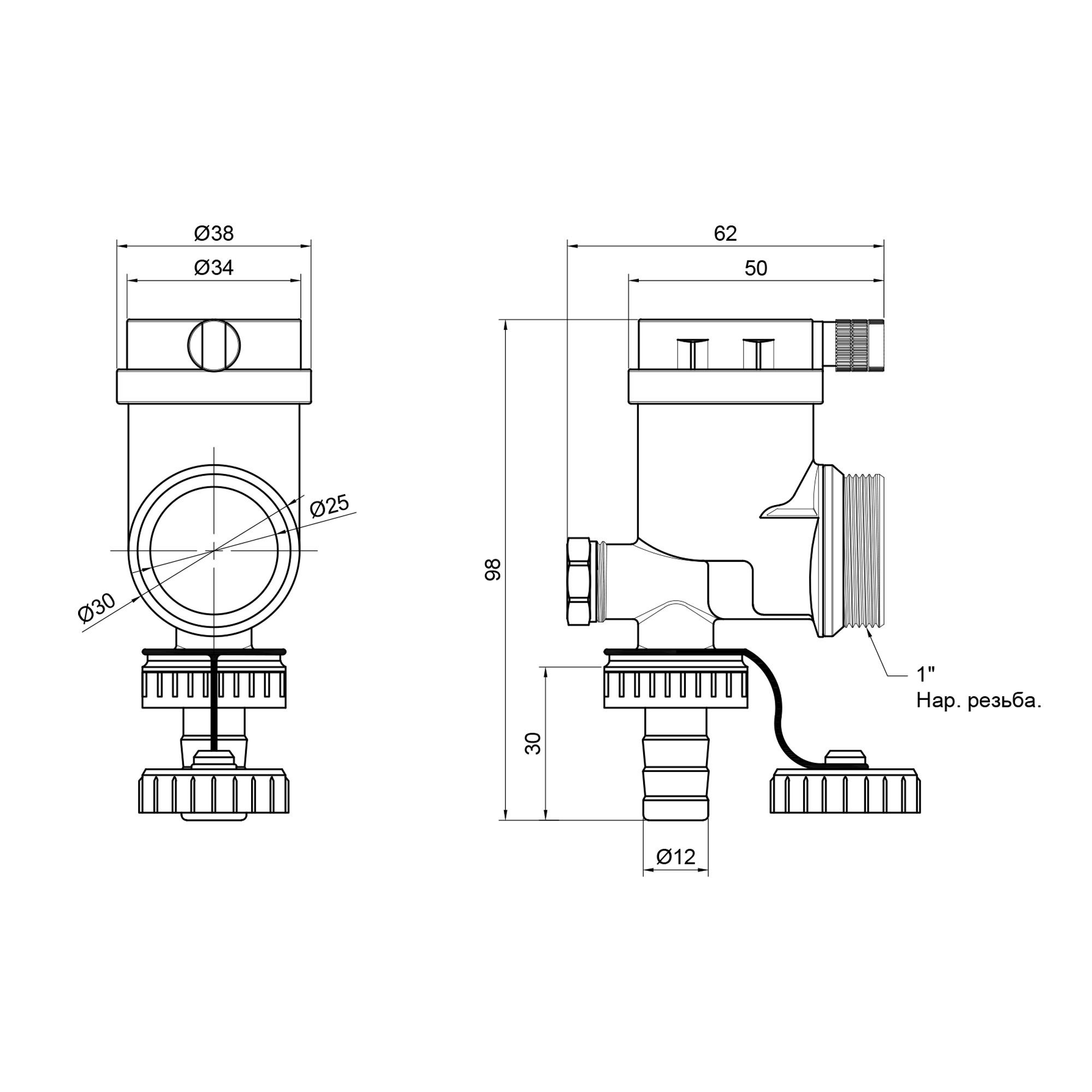 Зливна групаThermo Alliance Standart 1'' SD367W25
