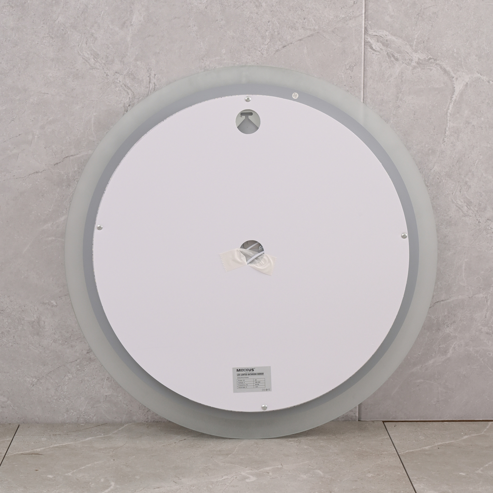 Дзеркало MIXXUS PLAIN MC10-60 з LED Touch, Anti-fog, димером, рег. яскравості, годинником (MI6013)