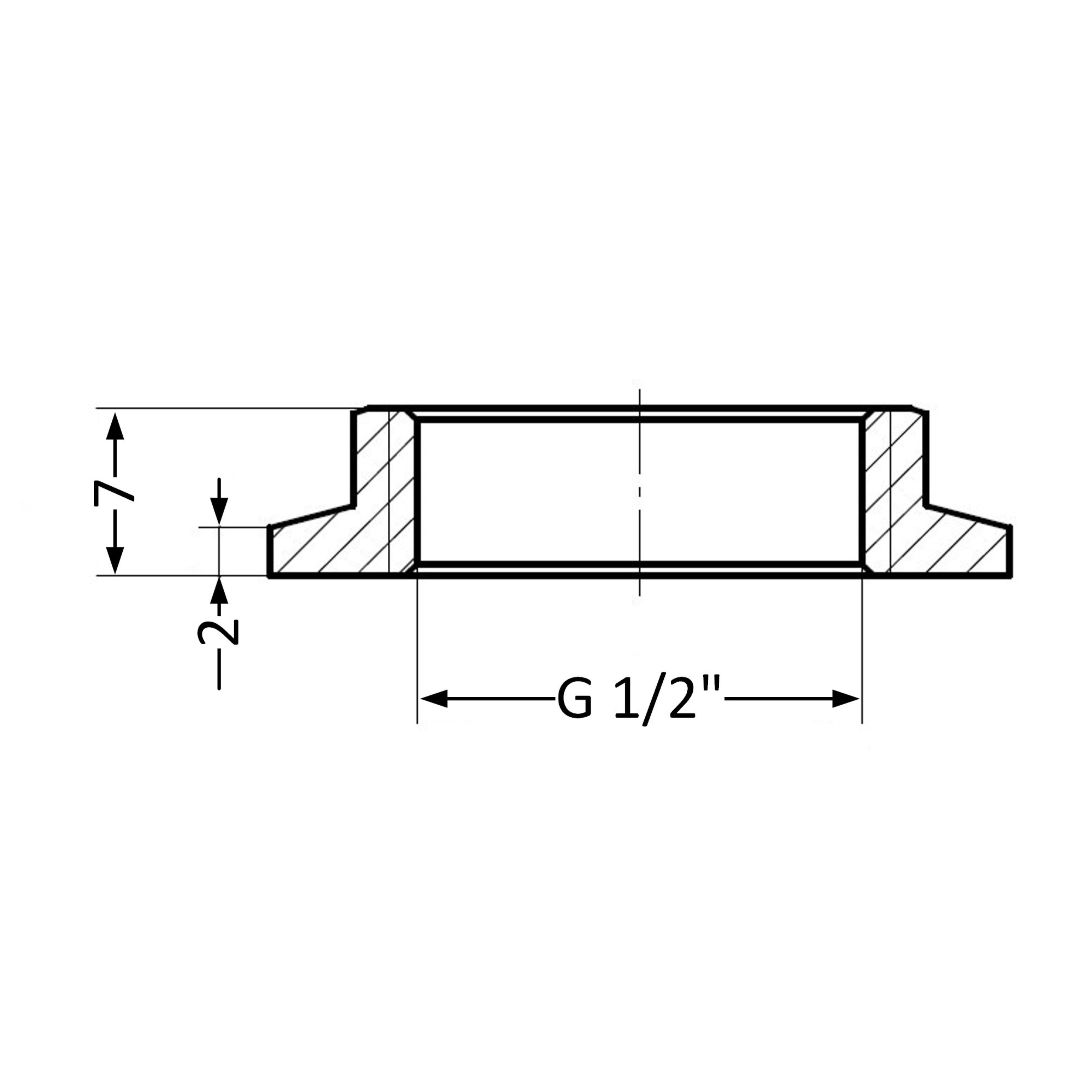 Контргайка-шайба Thermo Alliance Standart 1/2" SD40615