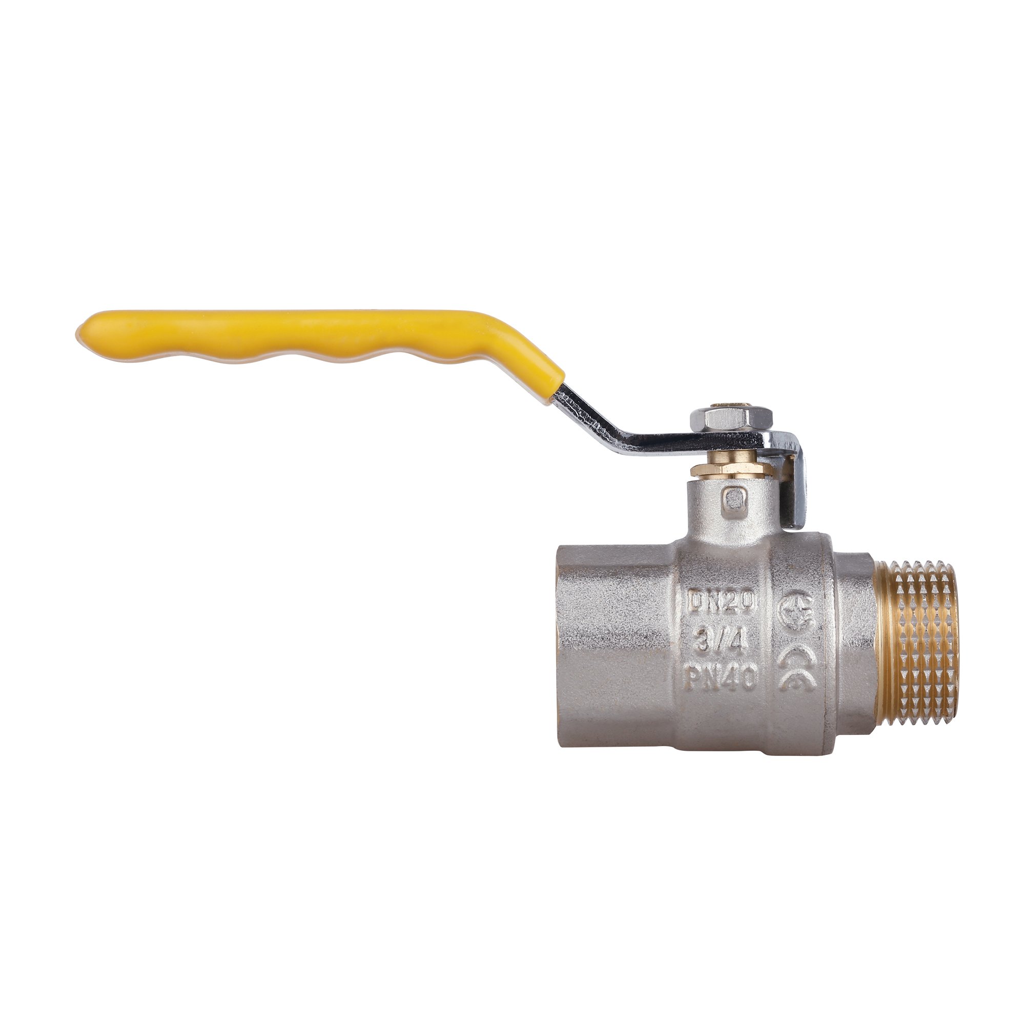 Кран кульовий Thermo Alliance Standart 3/4" ВЗ для газу (важіль) SD605NG20PN40