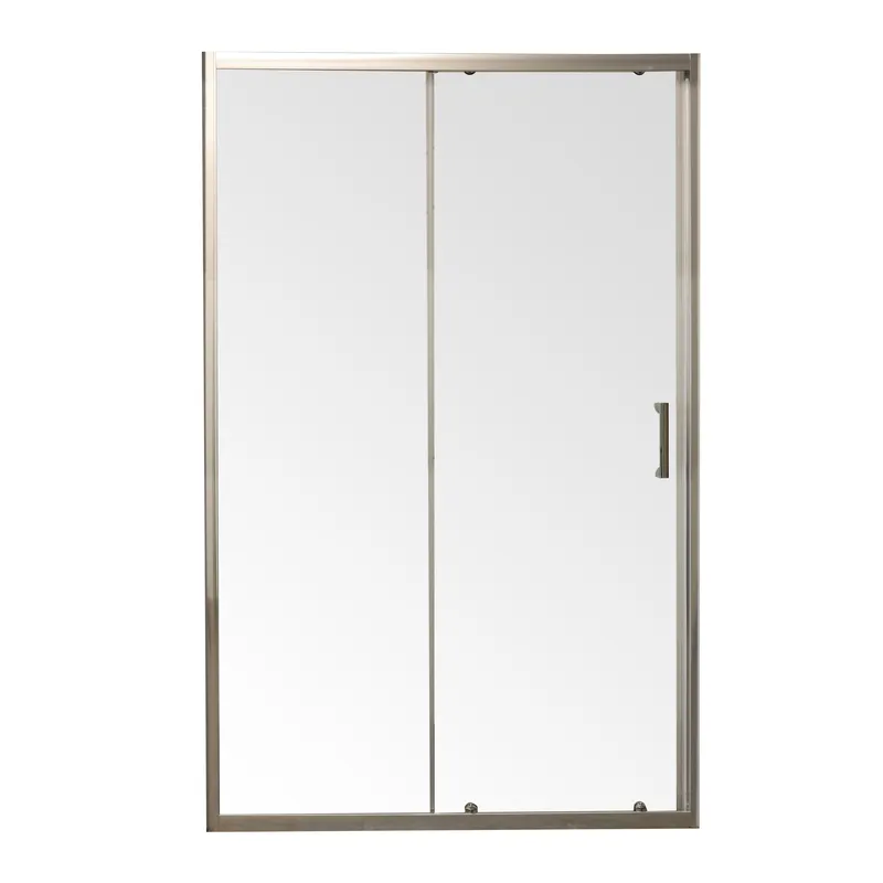 Двері у нішу розсувні MIXXUS PREMIUM DIVERSE SD01-140x185-TR CHROME прозоре скло 5мм (MI6874)