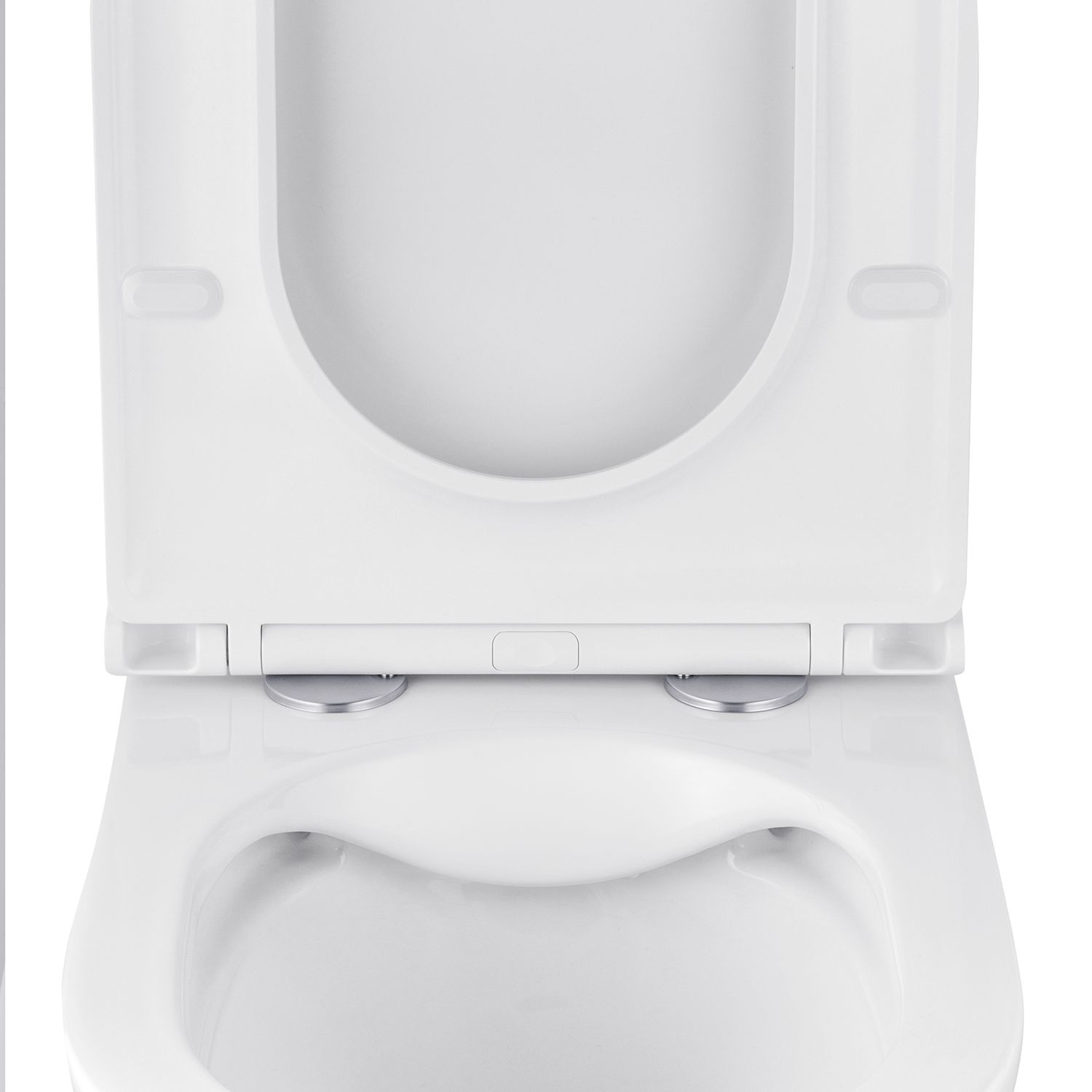 Унітаз підвісний Kroner Armada WHI513636 RIMLESS безобідковий з сидінням Slim Duroplast / Soft-close / Quick relase (KA513636WHIR)