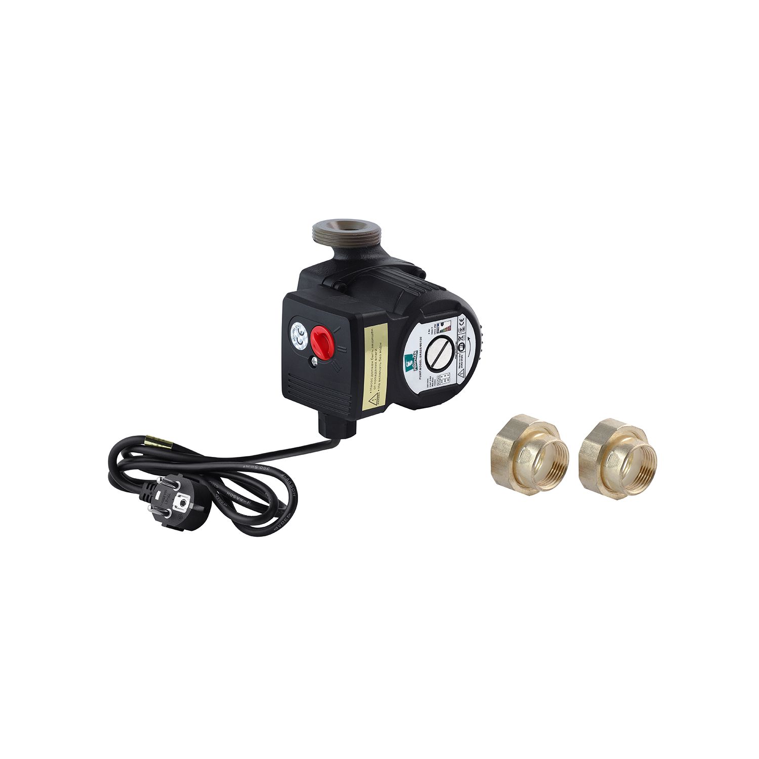 Насос циркуляційний Pumpman GRS25/60/130 Нmax 6 м Qmax 3,3 куб.м 93 Вт з гайками