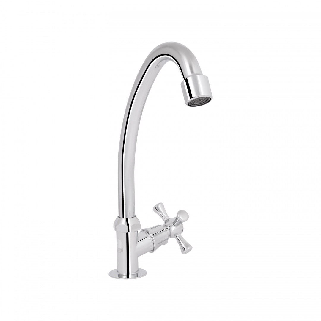 Монокран для кухні Lidz Lamb 269F LDLAM269FCRM22310 Chrome
