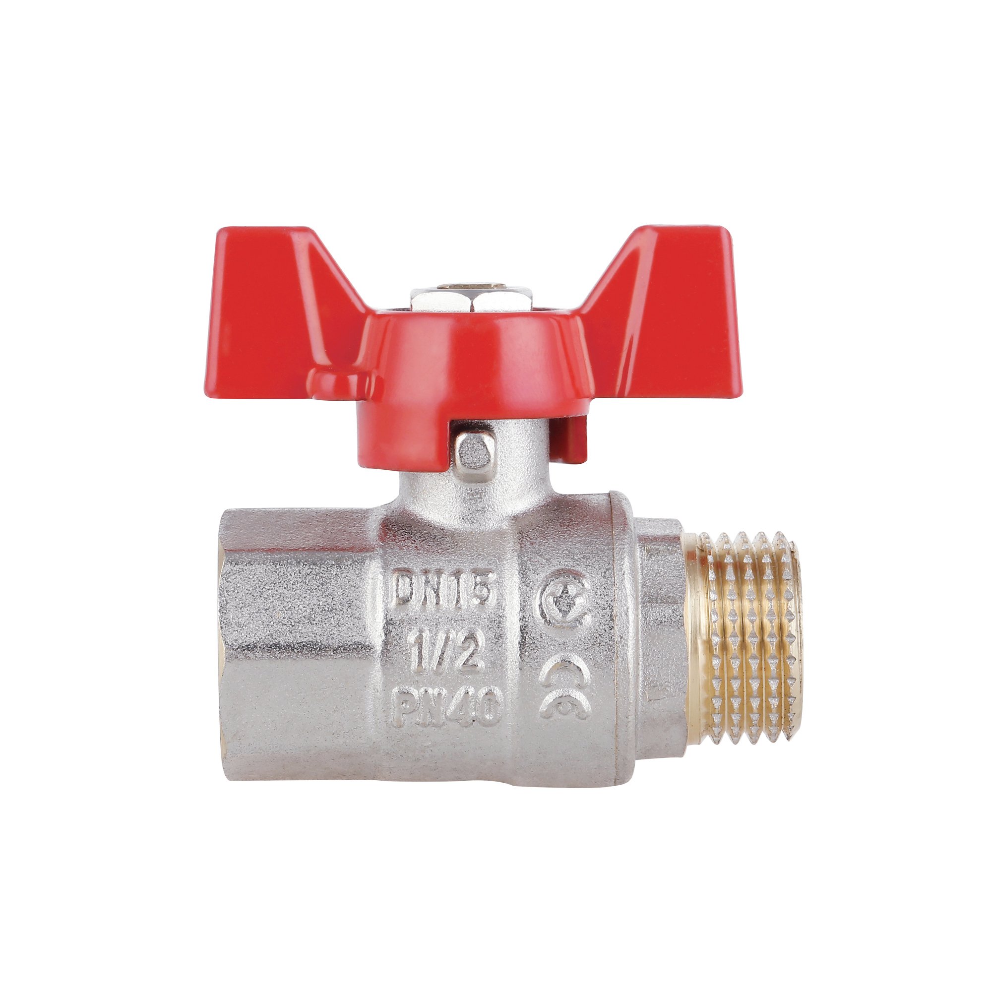Кран кульовий Thermo Alliance Standart 1/2" ВЗ для води (метелик) SD607NW15PN40