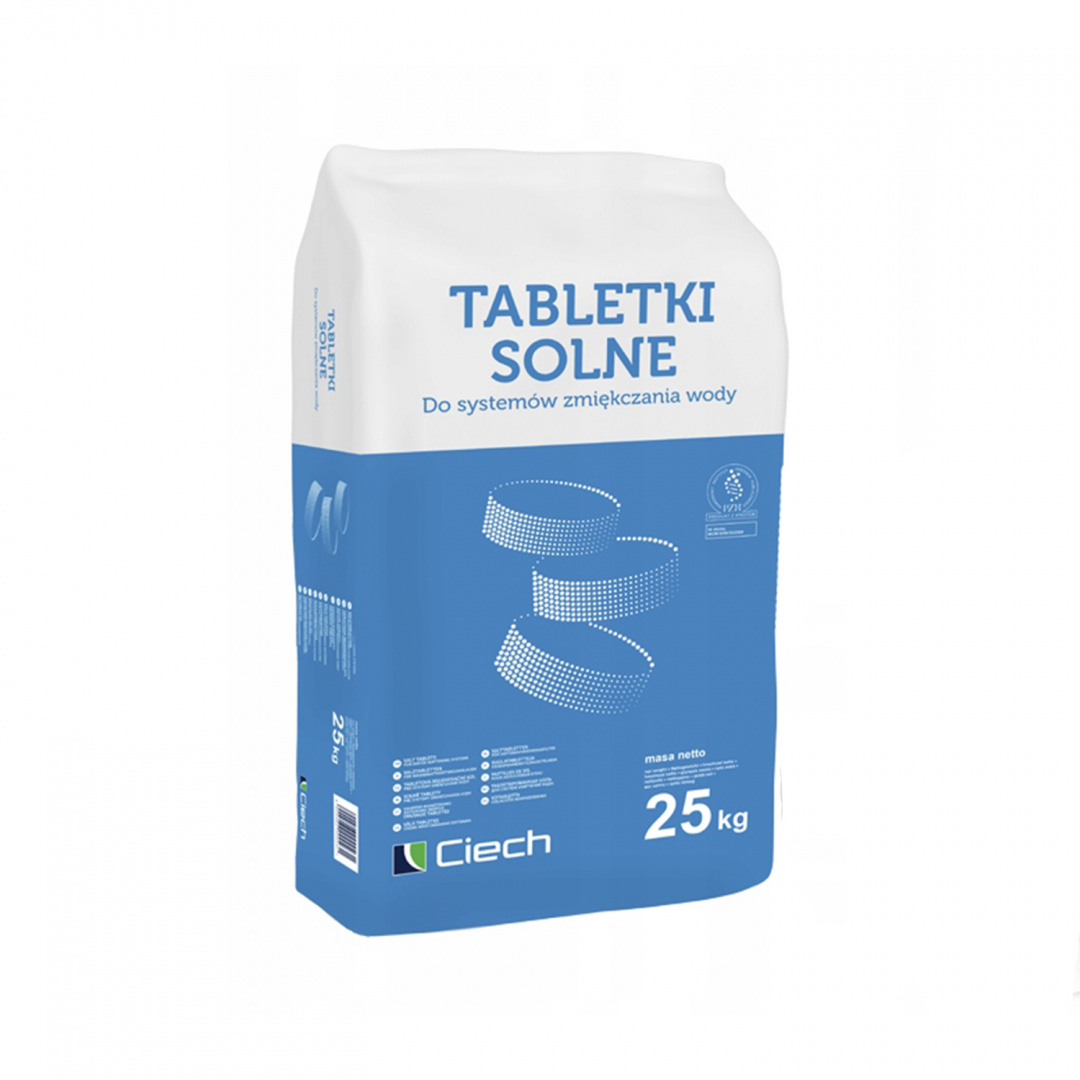 Сіль таблетована для систем очищення води Ciech Tabletki Solne 25 кг