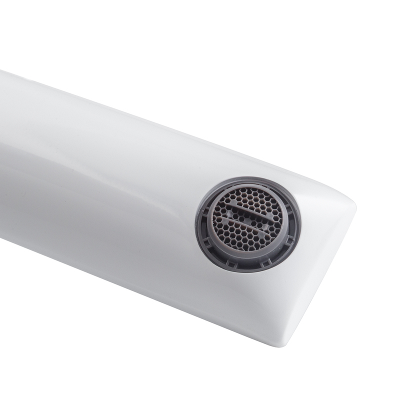 Змішувач для умивальника високий HAIBA ALEX 001 HIGH NUT WHITE-CHROME (Колір білий хром) (HB9564)