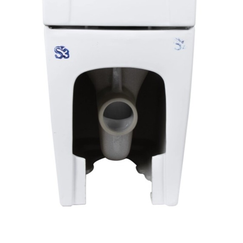 Чаша унітазу-компакту без сидіння MIXXUS PREMIUM QUADRO-0401-T1 BOWL 415x365x610 система змиву TORNADO 1.0 (MI8343)