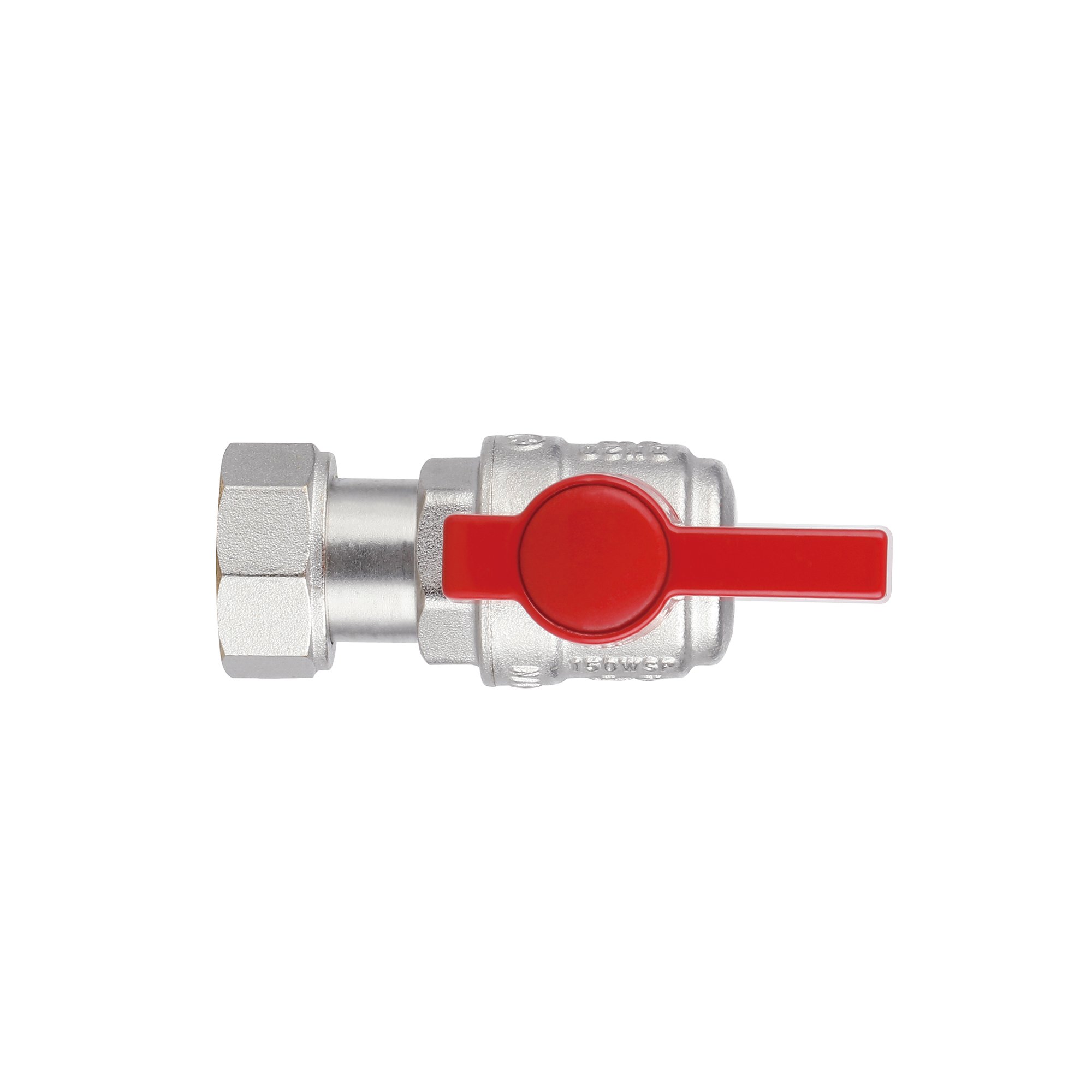 Кран кульовий Thermo Alliance Standart 3/4"ВЗ кутовий, PN40, з накидною гайкою TAS224W20