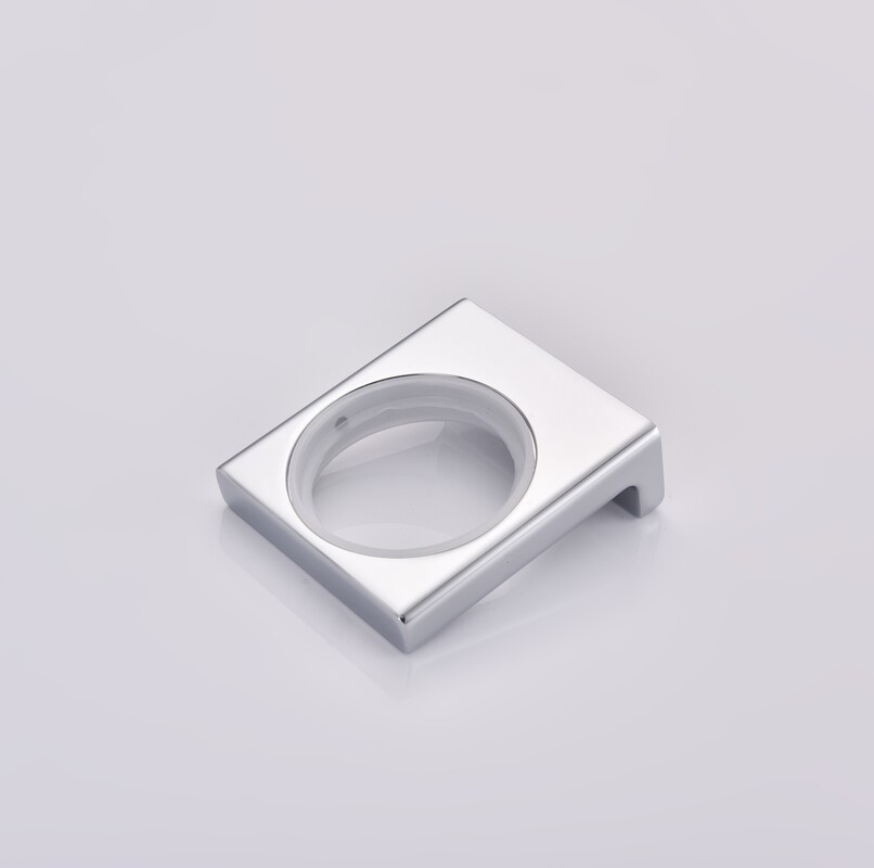 Стакан одинарний настінний KOER AS-0103-01 (скло) (колір хром глянець) (KR6165)