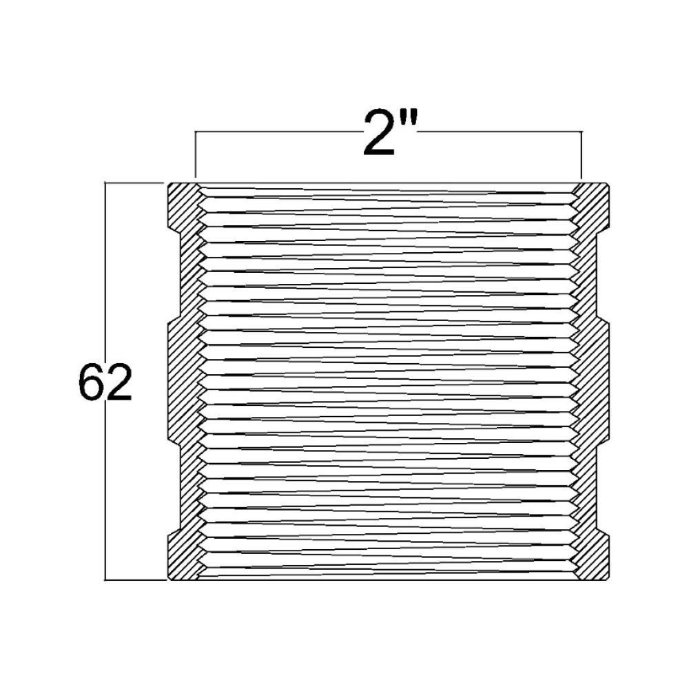 Муфта SD Forte 2" ВВ SF35650