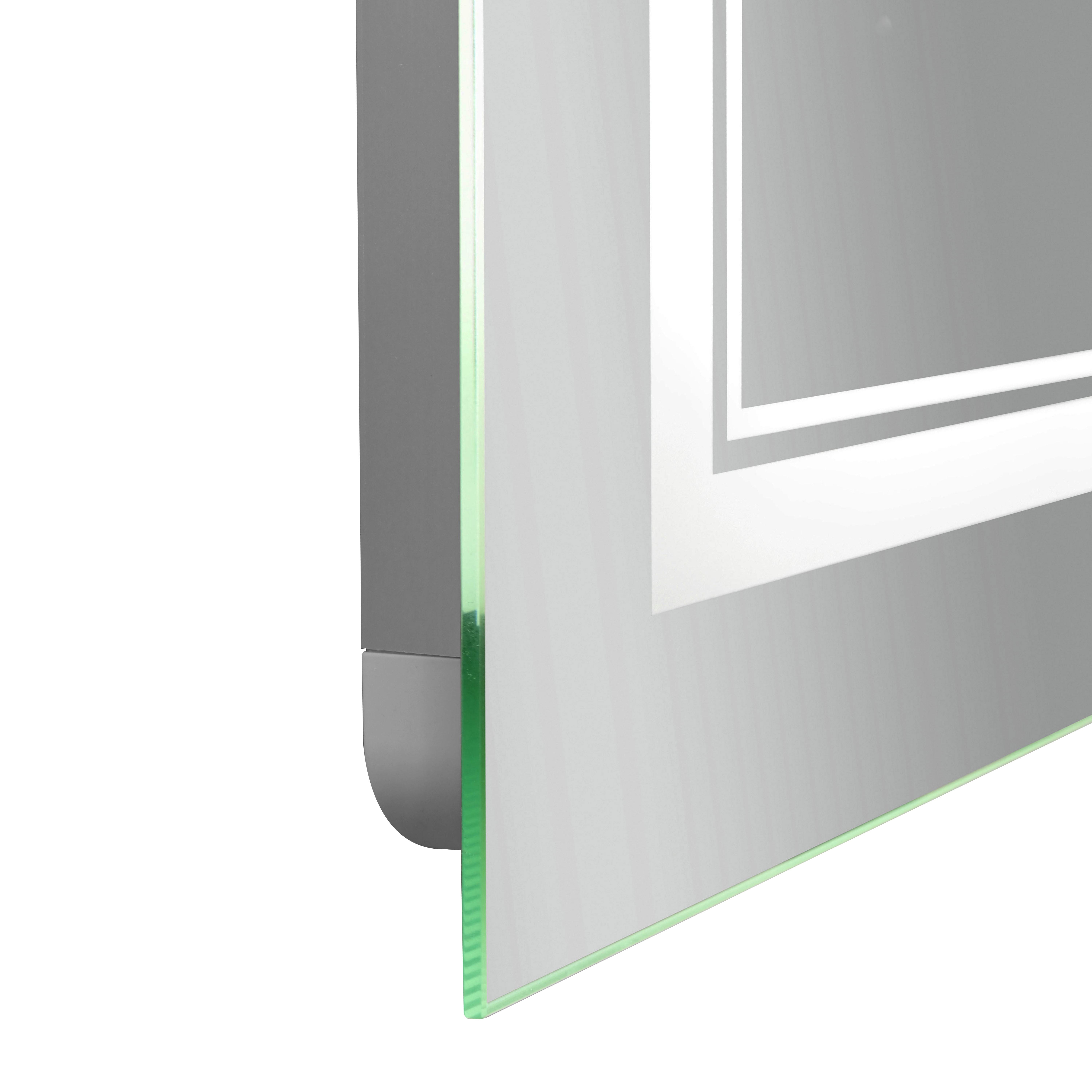 Дзеркало Qtap Cardinal (CA1) 800х500 з LED-підсвічуванням Touch, з антизапотіванням, з димером, рег. темп. кольору (3000-6500K) QT0478C5080
