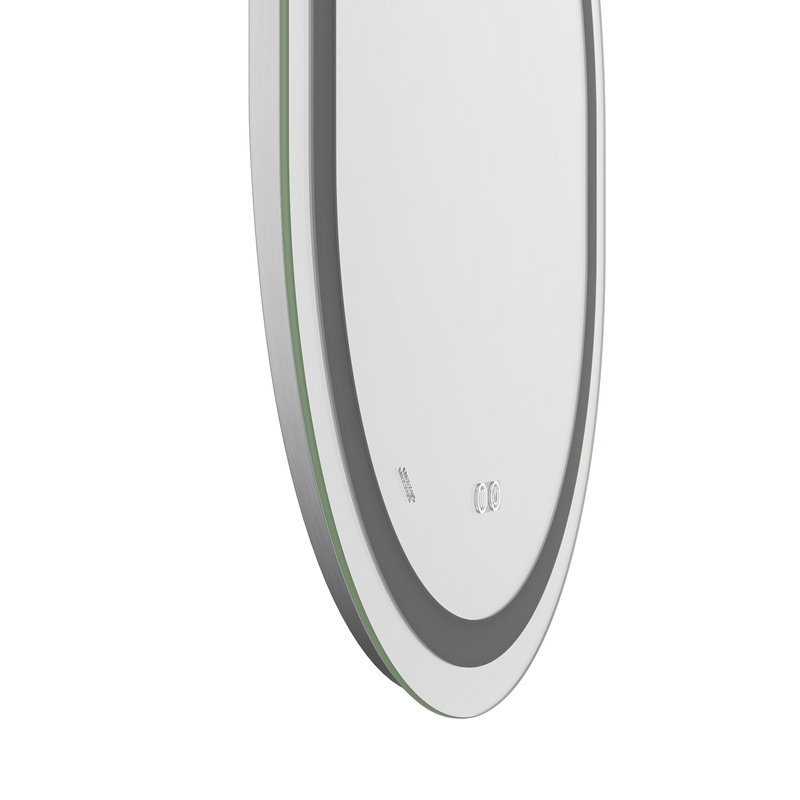 Дзеркало MIXXUS PREMIUM ELLIPSE MV05-80x70-REVERSE з LED Touch, Anti-fog, димером (3-6,5kK) (MP6643)