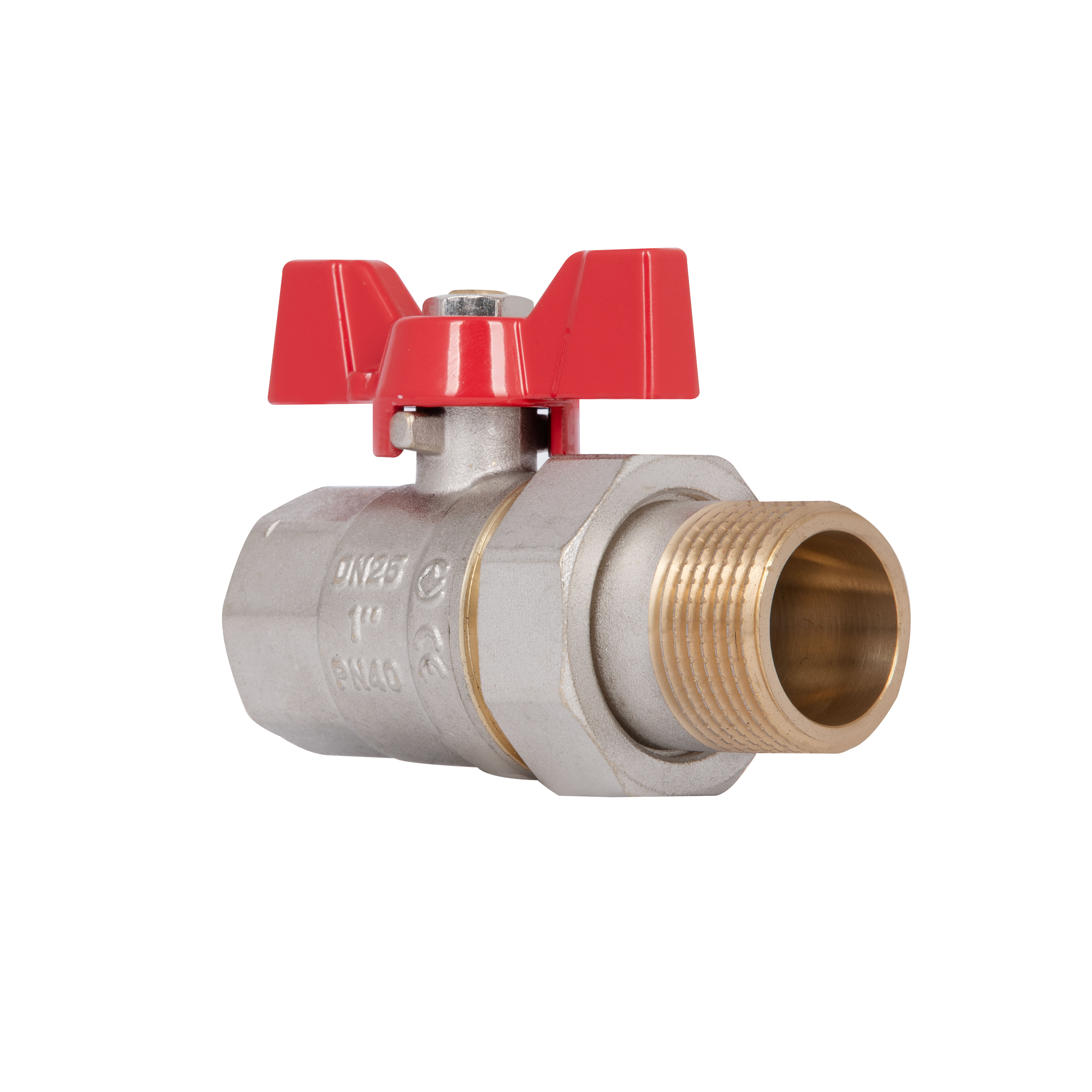 Кран кульовий "Американка" Thermo Alliance Standart 1" ВЗ прямий SD220NW25PN40