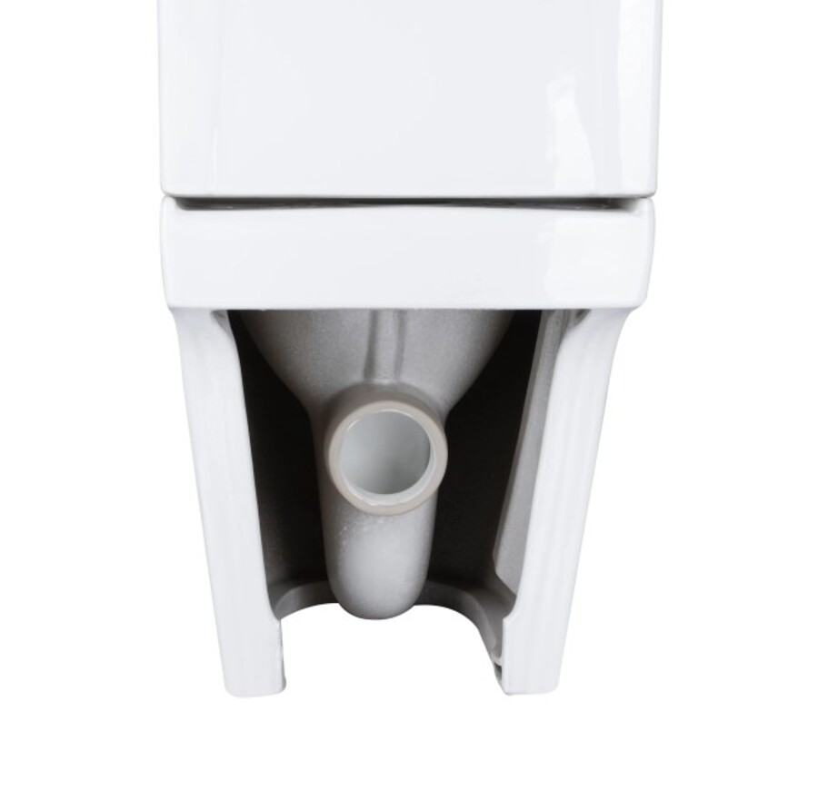 Чаша унітазу-компакту без сидіння MIXXUS BEVEL-0405-R BOWL 400x370x605 система змиву RIMLESS (MI8352)