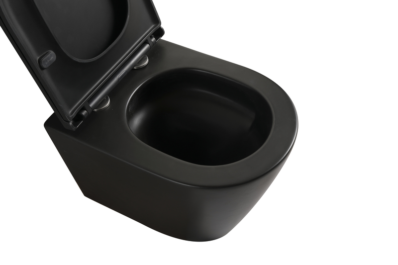 Комплект: MIXXUS PREMIUM BEVEL-SET-2101 BLACK Унітаз система змиву TORNADO 1.0+ Інсталяція KOER KT-0404 + панель KT-0604-05 BLACK MAT (MP6669)
