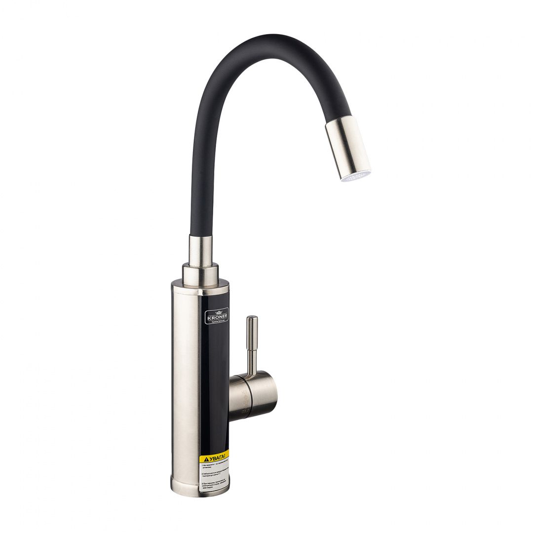 Проточний водонагрівач Kroner KRP Volt - ESG087RSS з дисплеєм