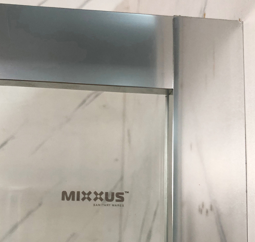 Душова кабіна без піддону MIXXUS PREMIUM QUADRO SC01-120x80x195-TR CHROME прозоре скло 6мм (MI8291)