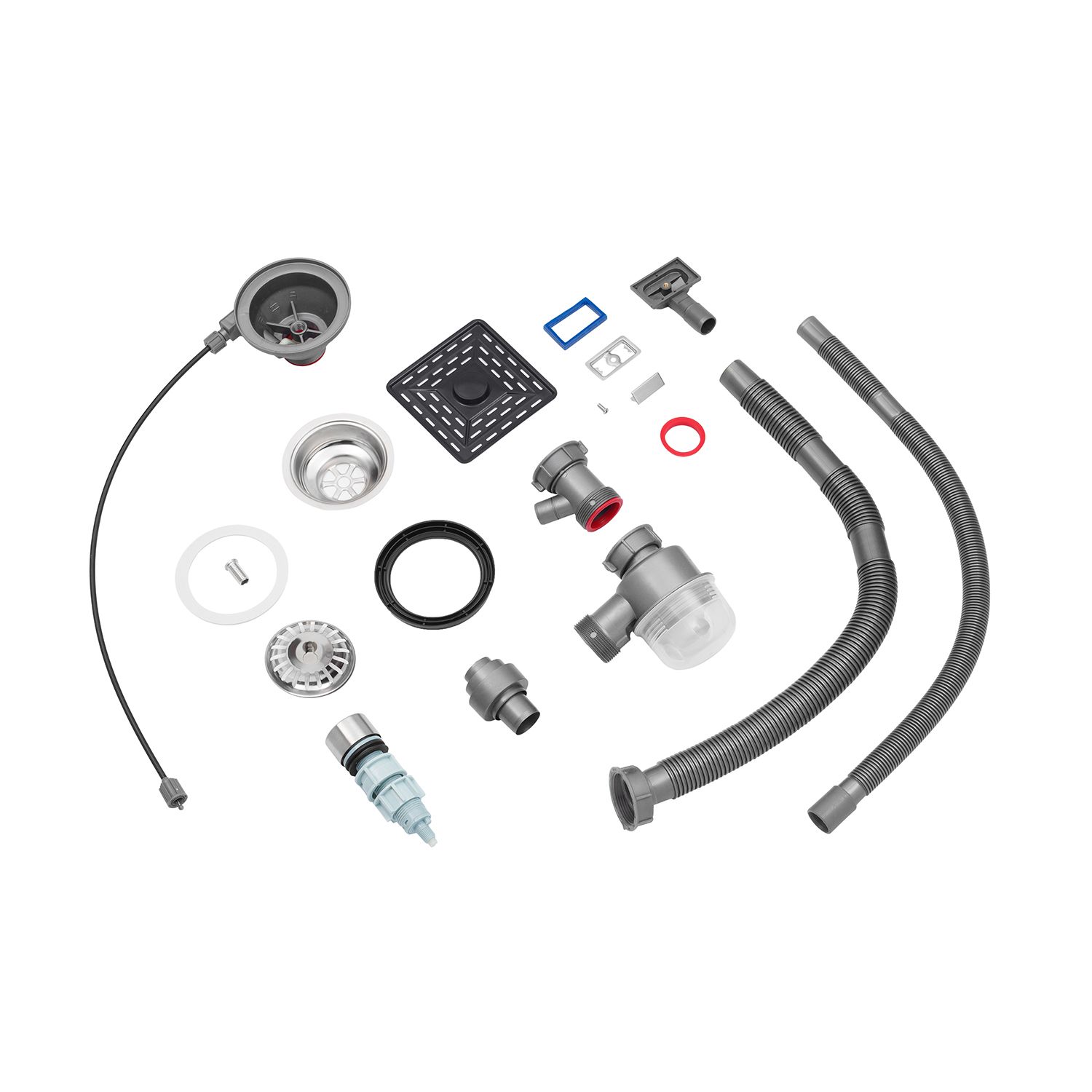 Кухонна мийка Kroner KRP Schwarze - SET7545HM PVD (3.0/0.8 мм)