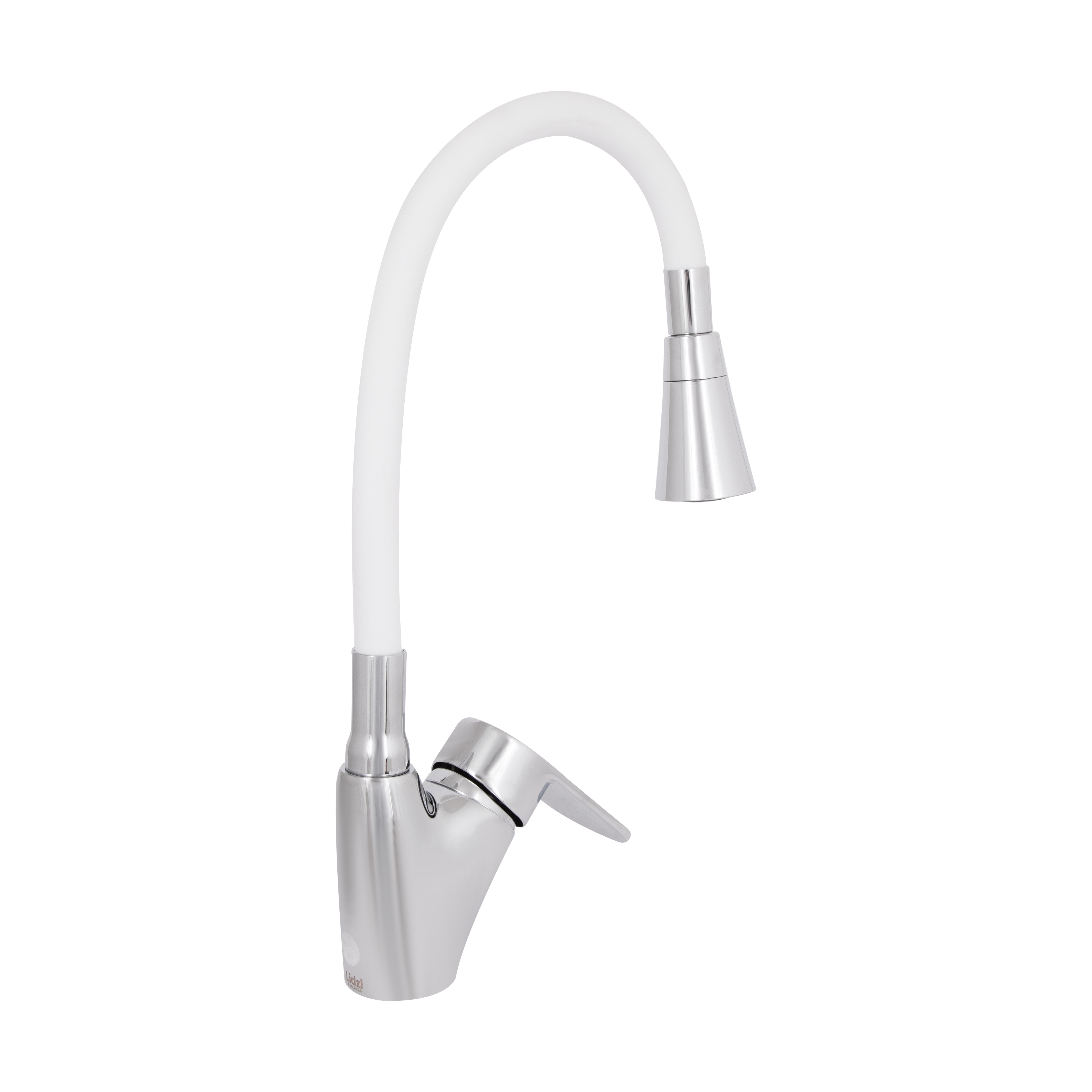Змішувач для кухні Lidz Tani 007F3 з гнучким виливом (k40) LDTAN007F3WCR40423 Chrome/White