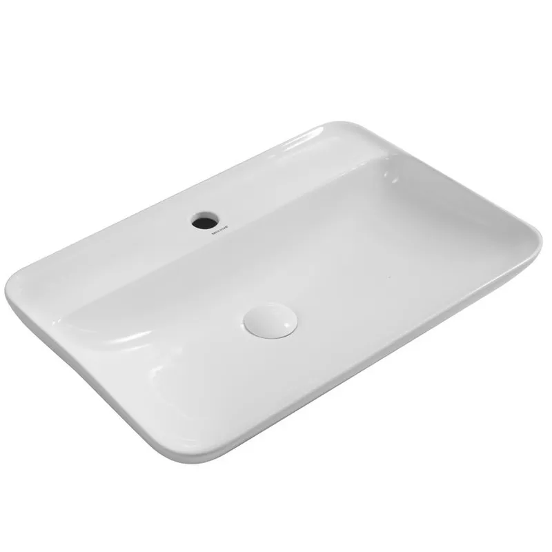 Раковина накладна MIXXUS PREMIUM BEVEL-0203 600х405х120mm (отвір під змішувач) (MP6513)