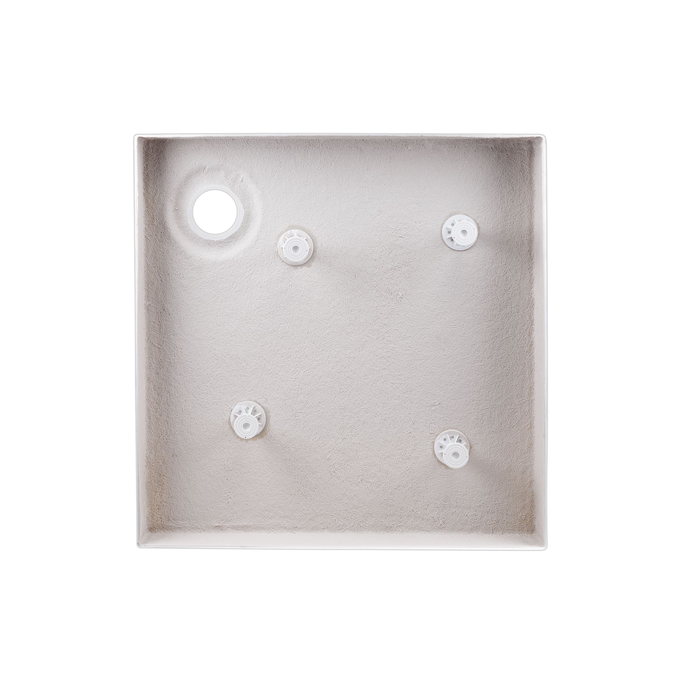 Душевой поддон Qtap Tern 308812W 80x80x12 см + сифон