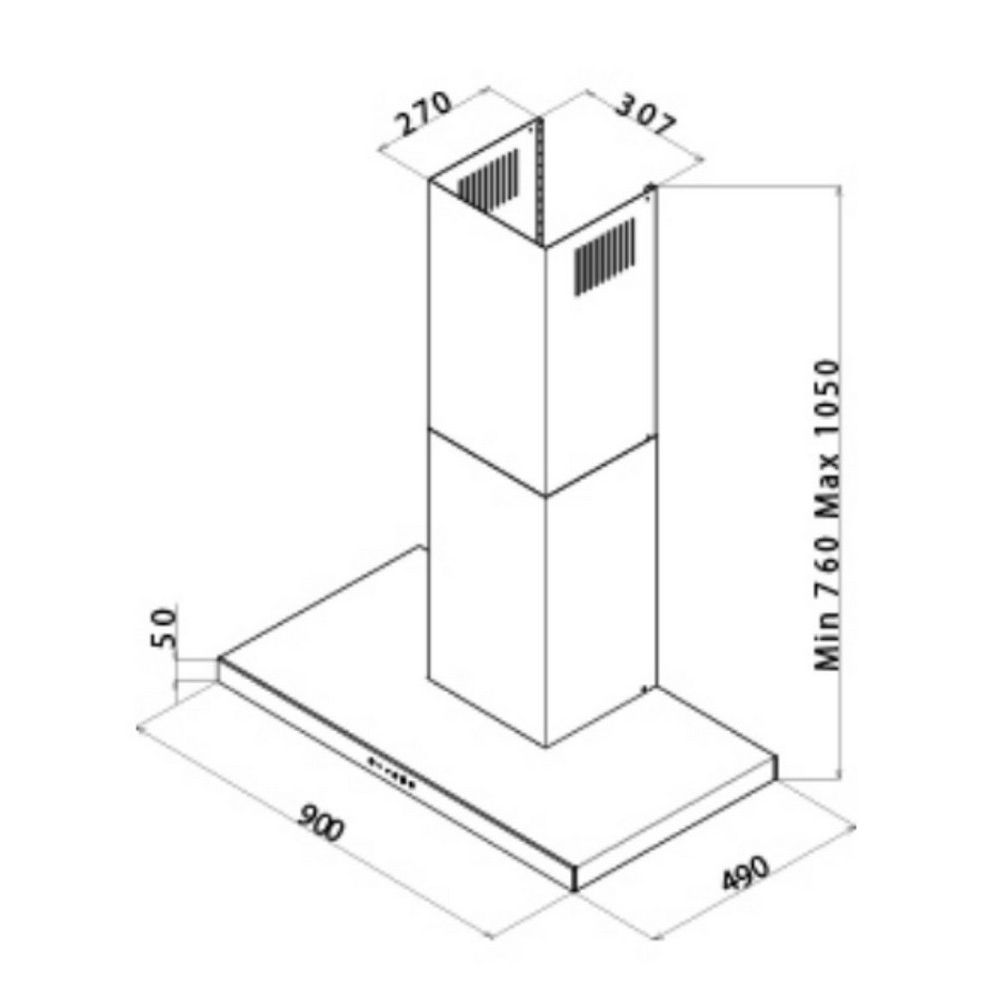 Вытяжка Apell Cappe CA90PUE