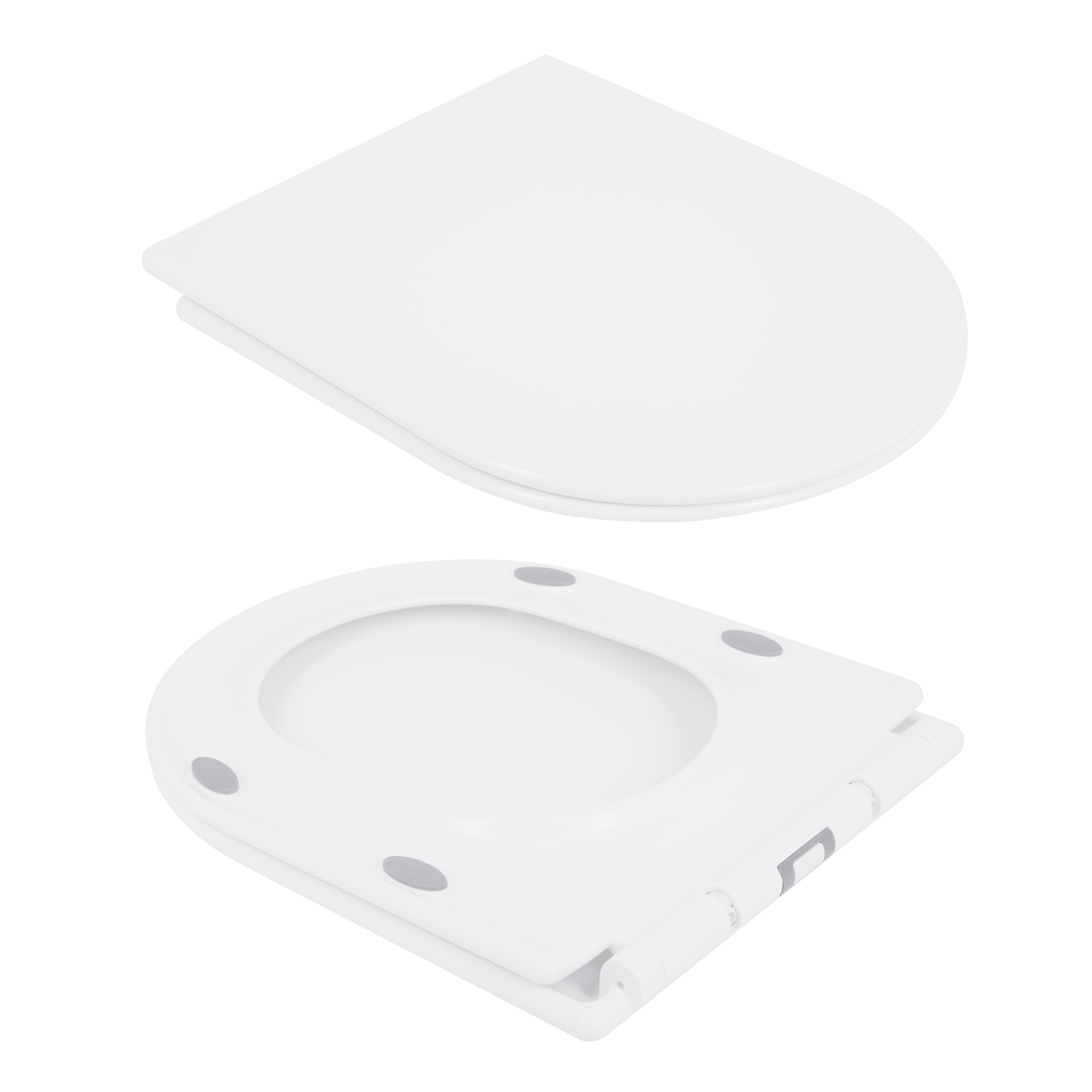 Унітаз-компакт Qtap Presto безобідковий з сідінням Soft-close QT24221217AW