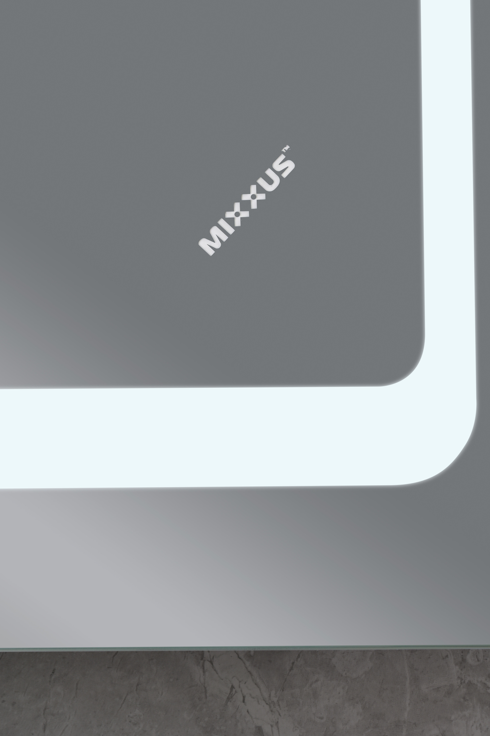 Дзеркало MIXXUS TWEE MR09-50x80-REVERSE з LED Touch, Anti-fog, димером, рег. яскравості (MI6930)