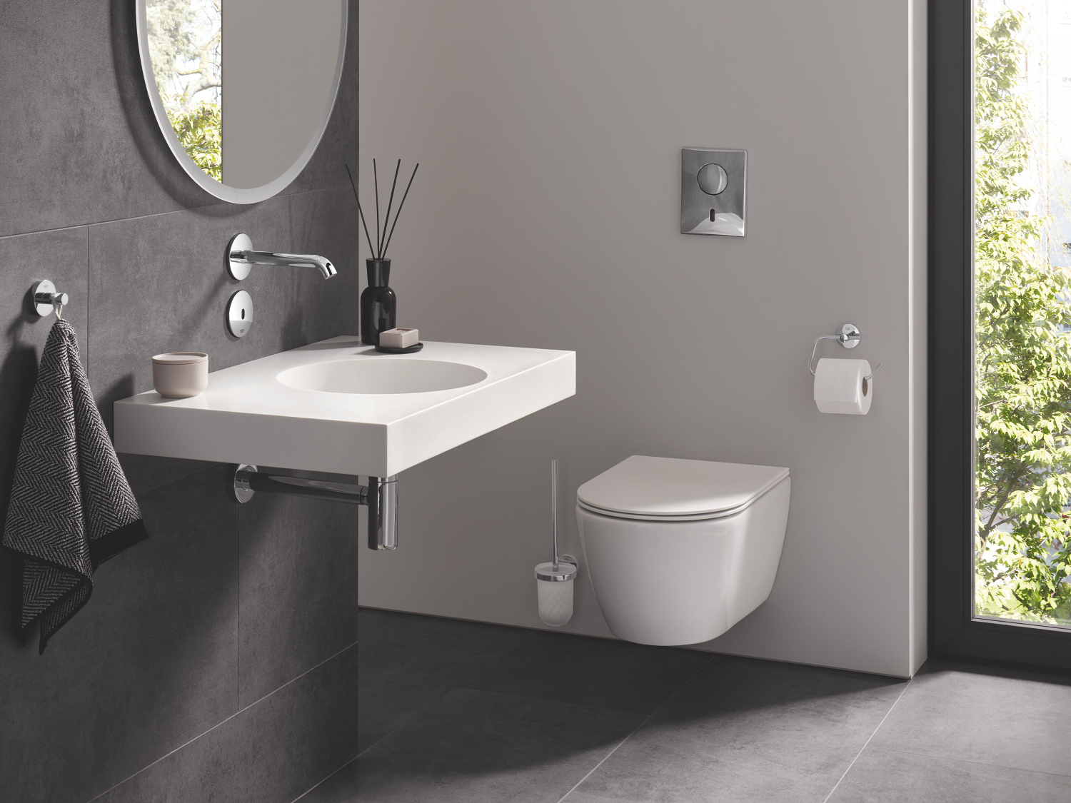 Тримач для туалетного паперу Grohe Essentials New (40689001)
