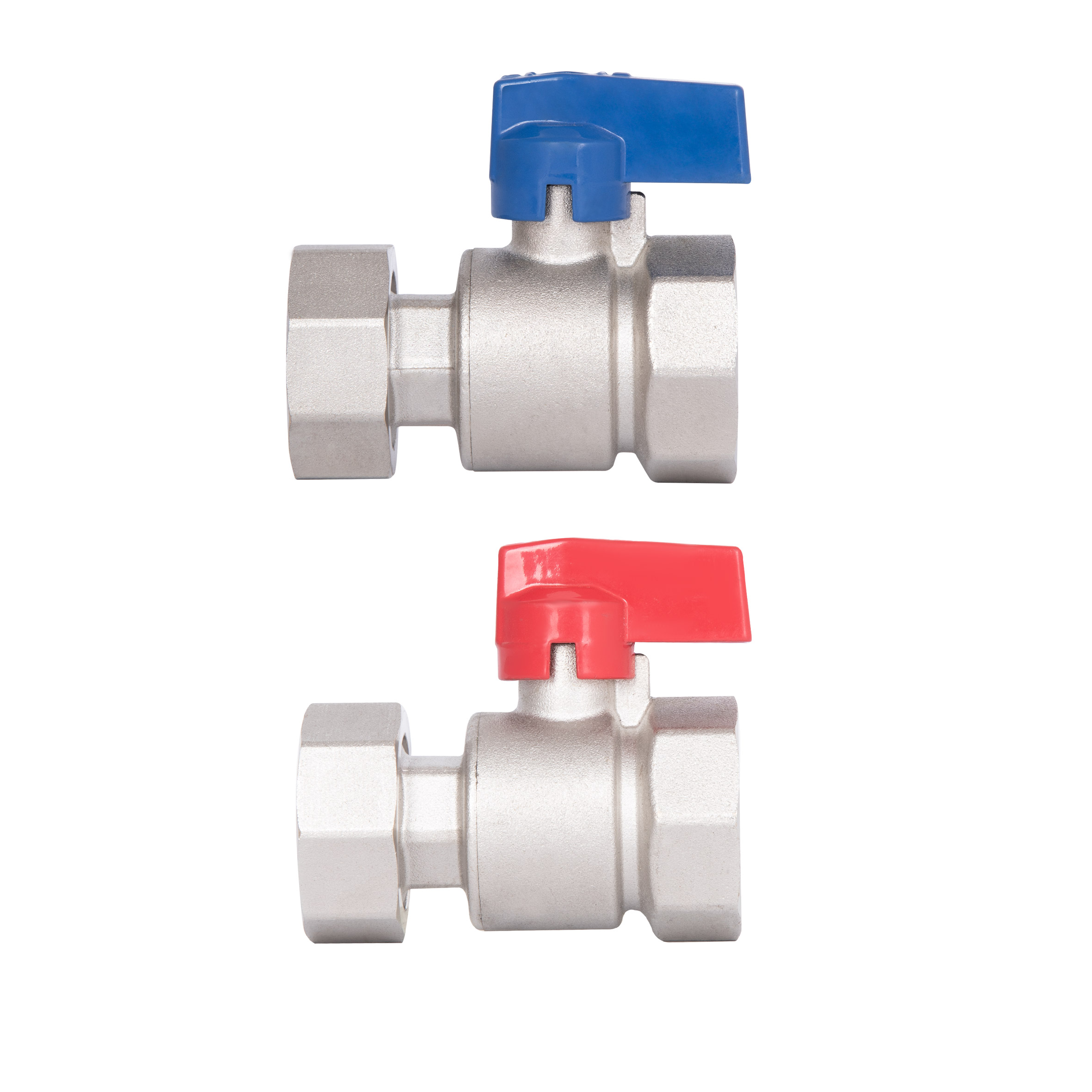 Комплект кранів кульових Thermo Alliance Standart 1"ВВ прямий з накидною гайкою TAS262RBW25