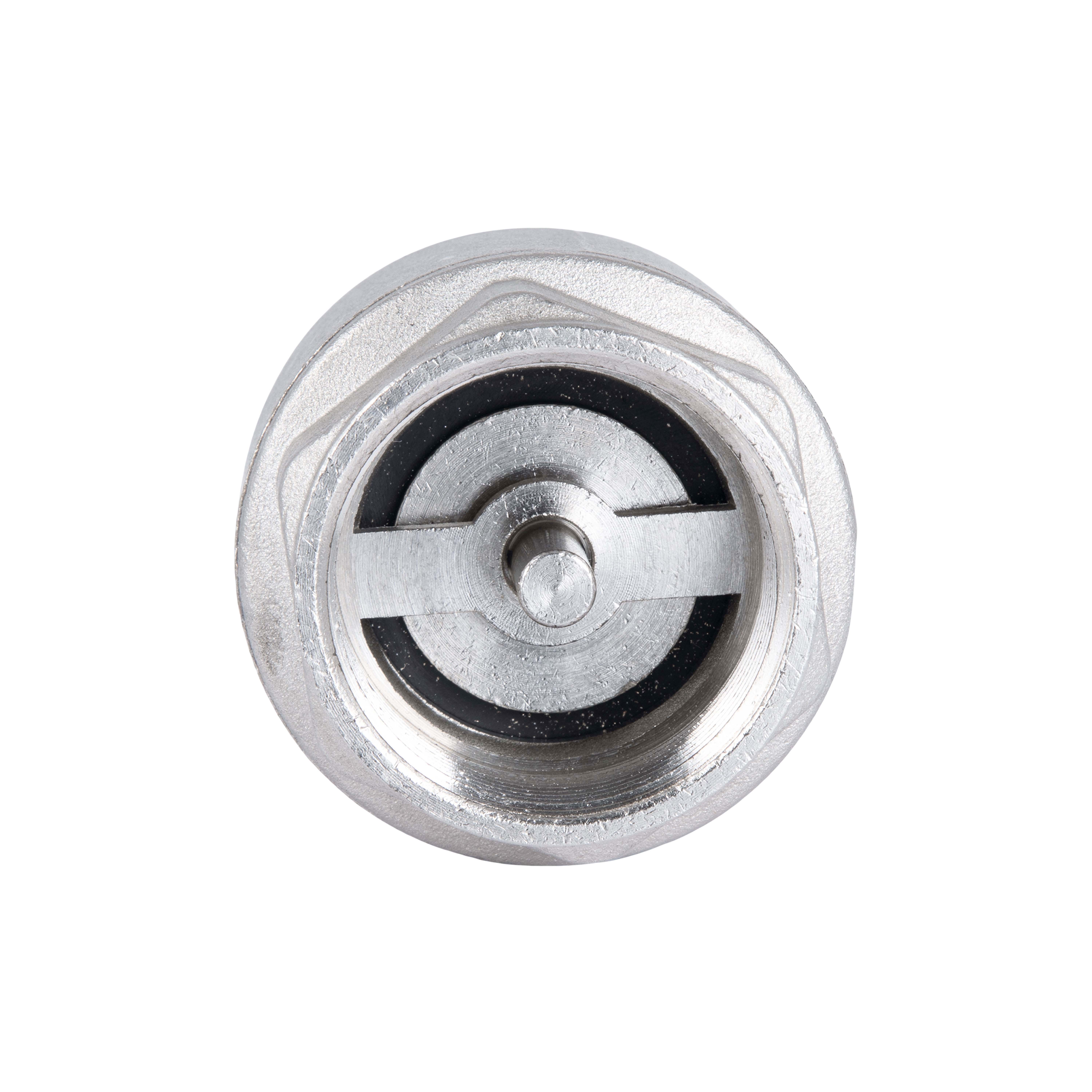 Зворотний клапан Thermo Alliance Forte 1 1/4"ВВ нікель із латунним штоком TAF240W32