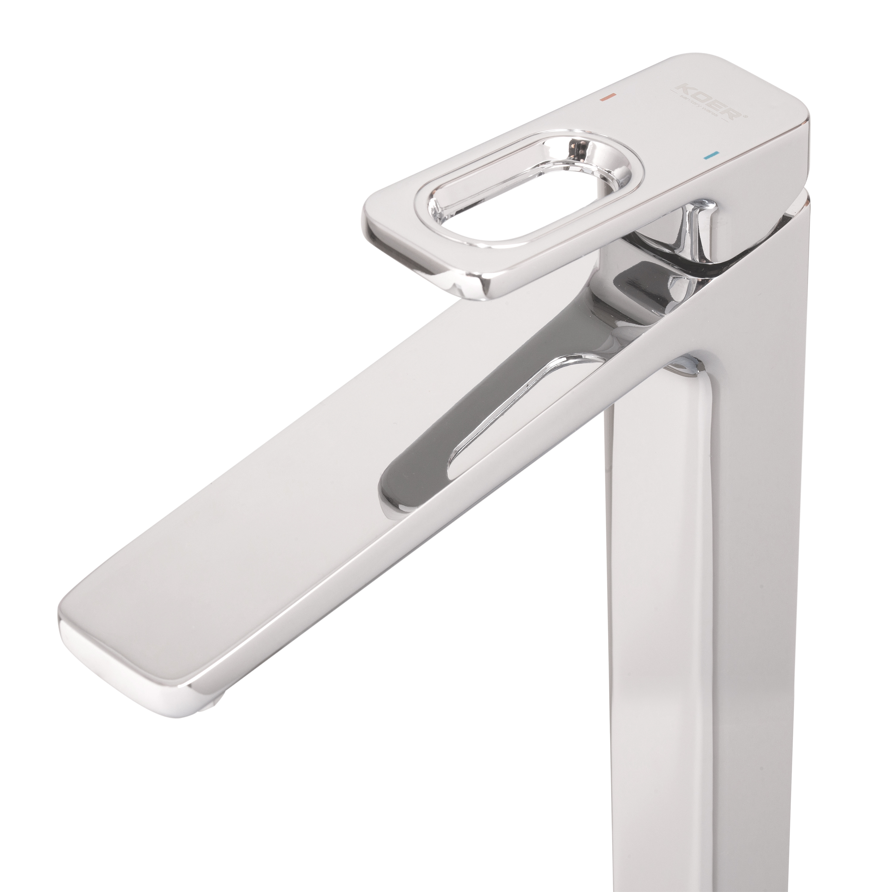 Змішувач для умивальника високий KOER KB-11031-01 (Колір хром) (KR5433)