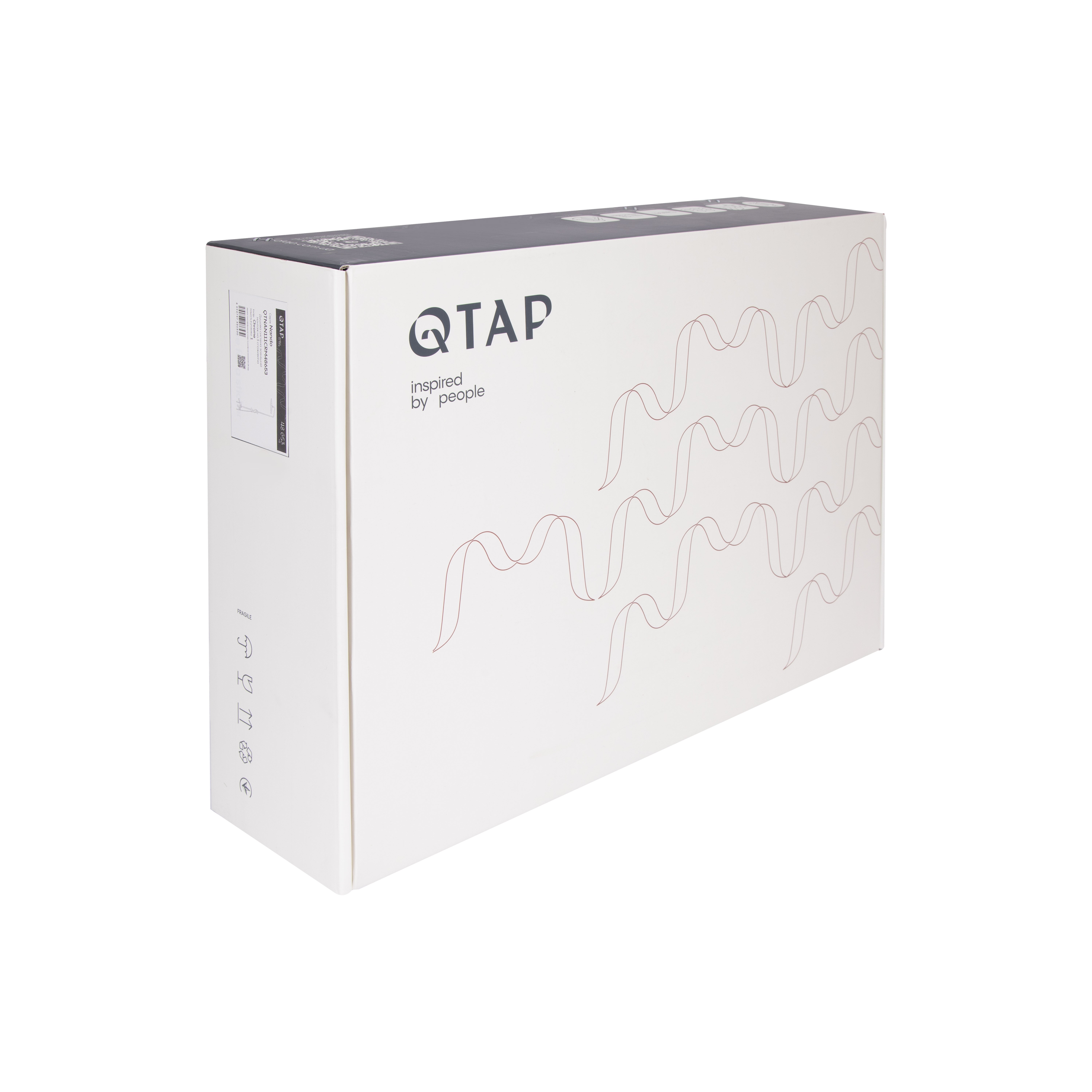 Душова система універсальна Qtap Nando на три споживача (з виливом)  QTNAN111CRM48653 Chrome