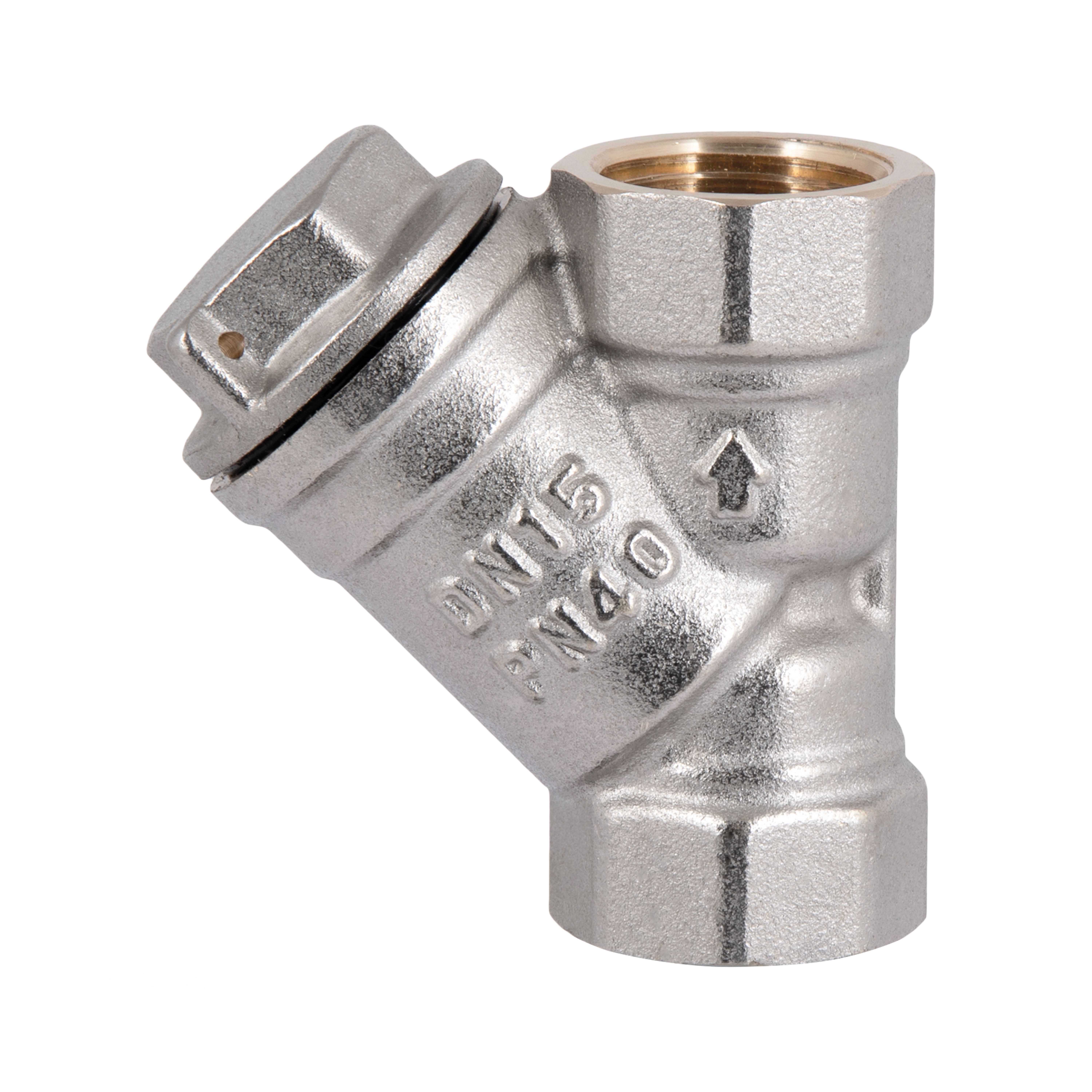 Фільтр грубої очистки Thermo Alliance Standart 1/2"ВВ нікель для води косий TAS124W15