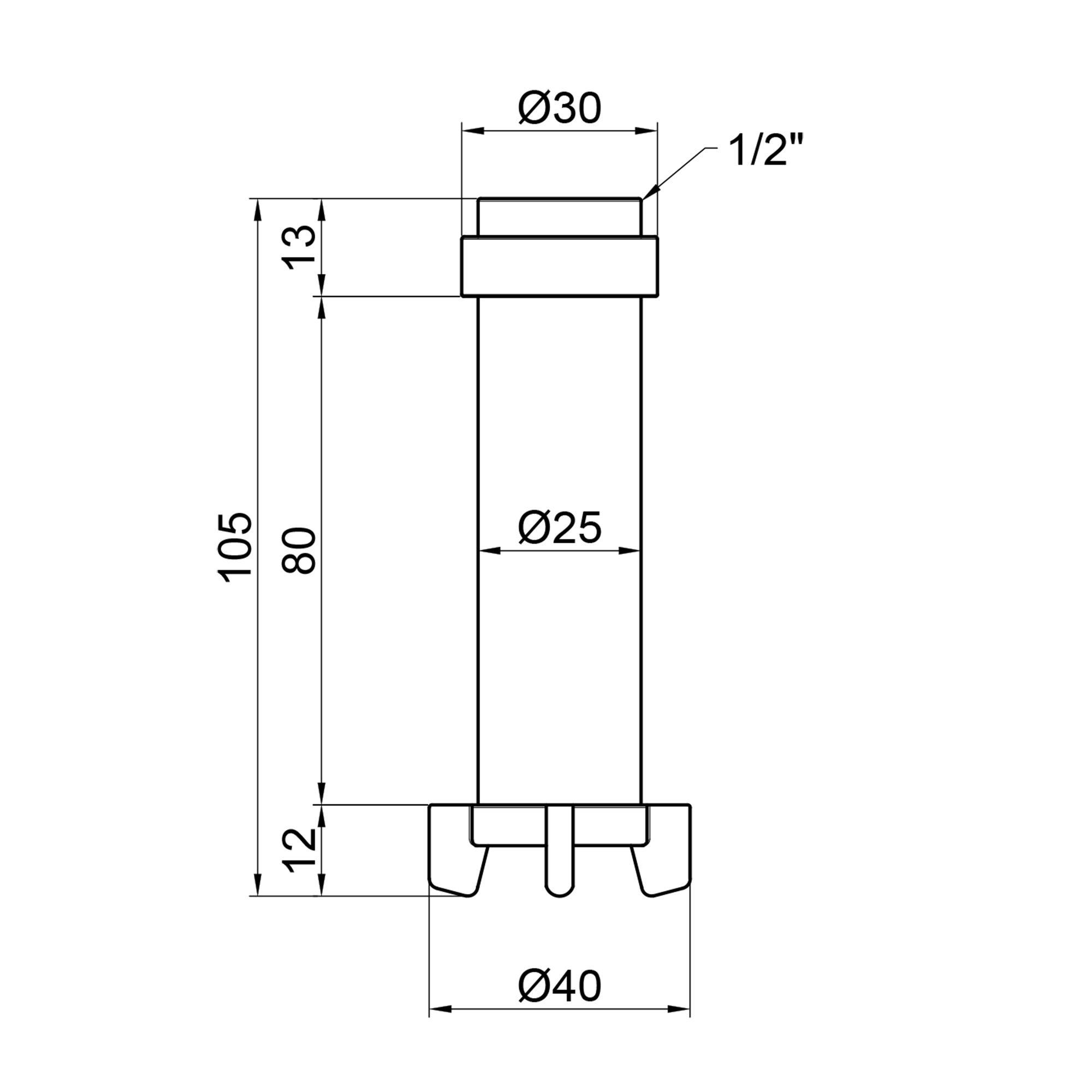 Картридж фільтруючий SD Forte для самопромивного фільтра 1/2", 3/4" SF127FW1520