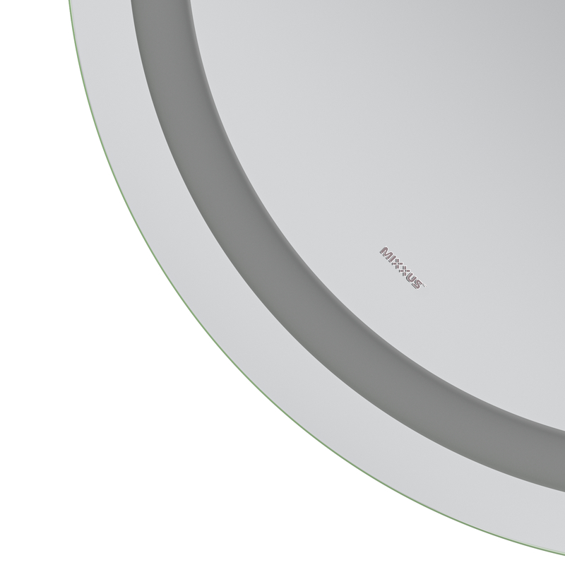 Дзеркало MIXXUS PREMIUM ELLIPSE MV05-80x70-REVERSE з LED Touch, Anti-fog, димером (3-6,5kK) (MP6643)